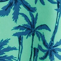 8&quot; printed swim trunk AZURE SKY WHITE 