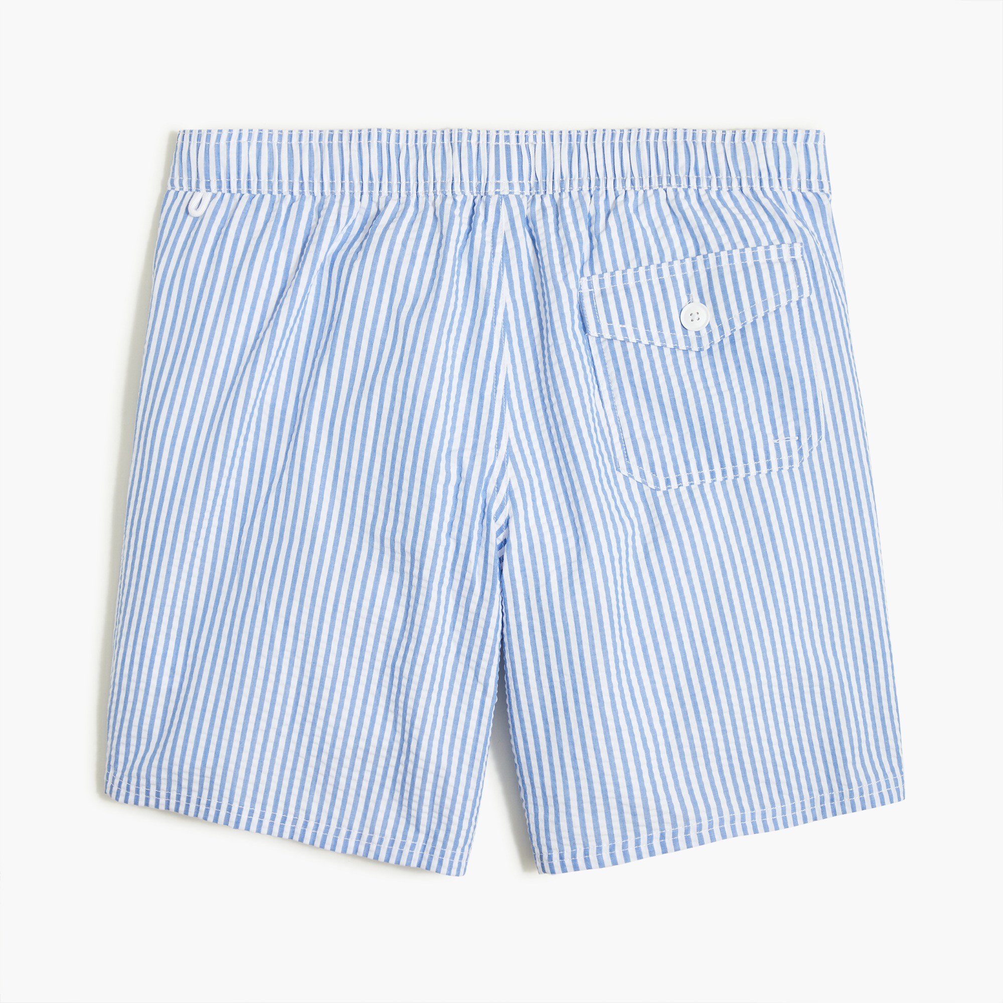 8&quot; seersucker swim trunk