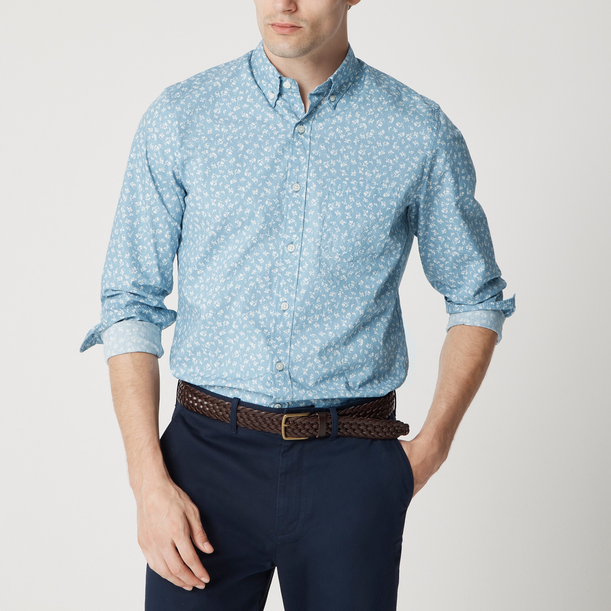 Printed flex casual shirt