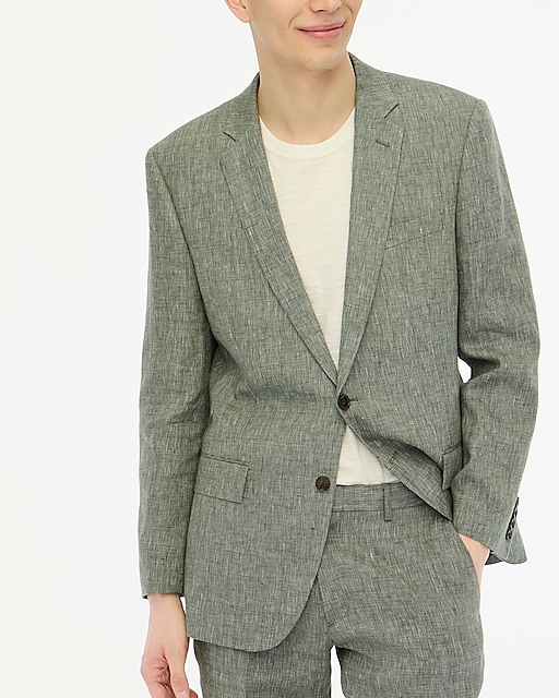  Slim Thompson suit jacket in linen