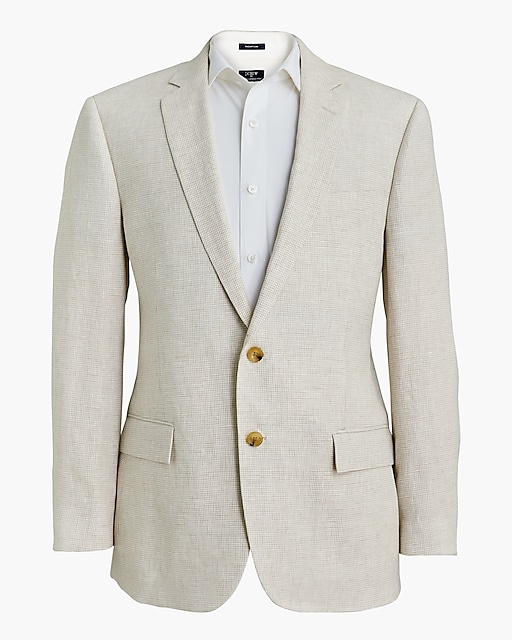  Slim Thompson suit jacket in linen