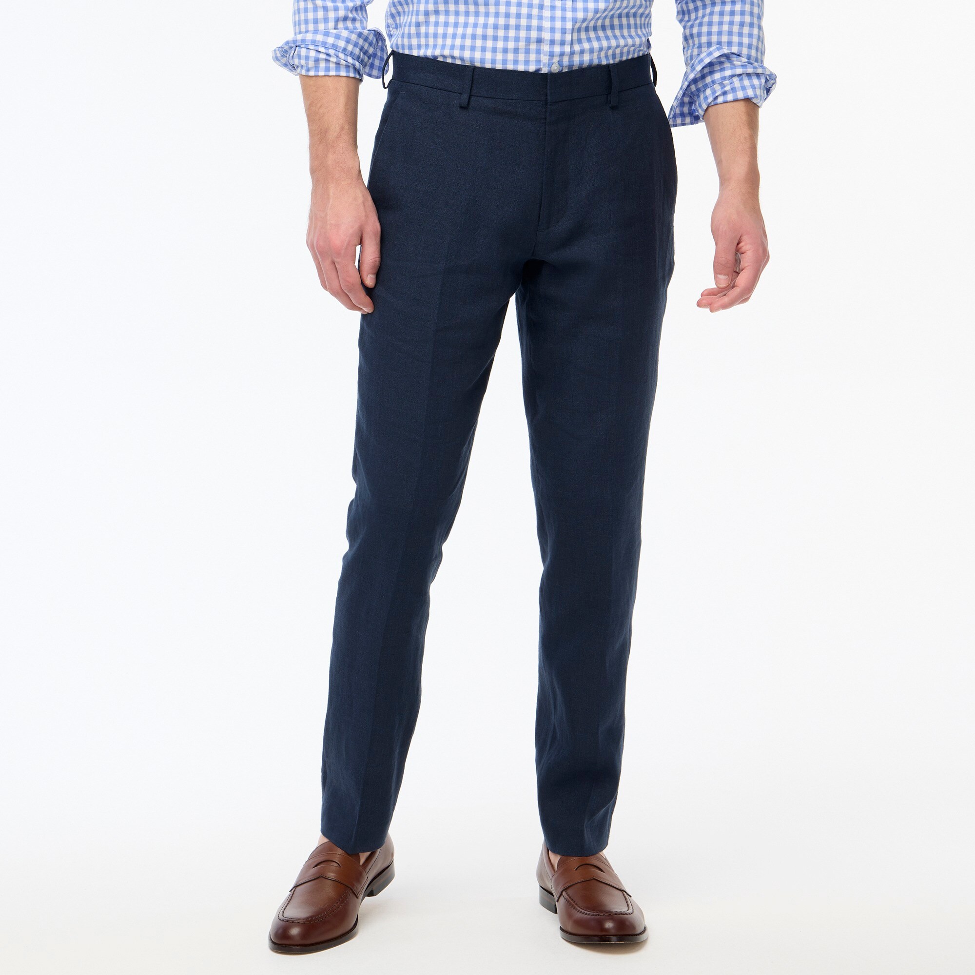 Slim Thompson suit pant in linen