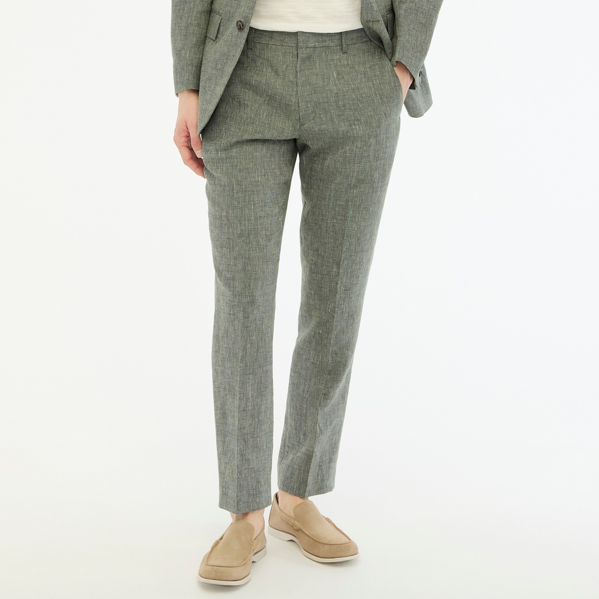 Slim Thompson suit pant in linen