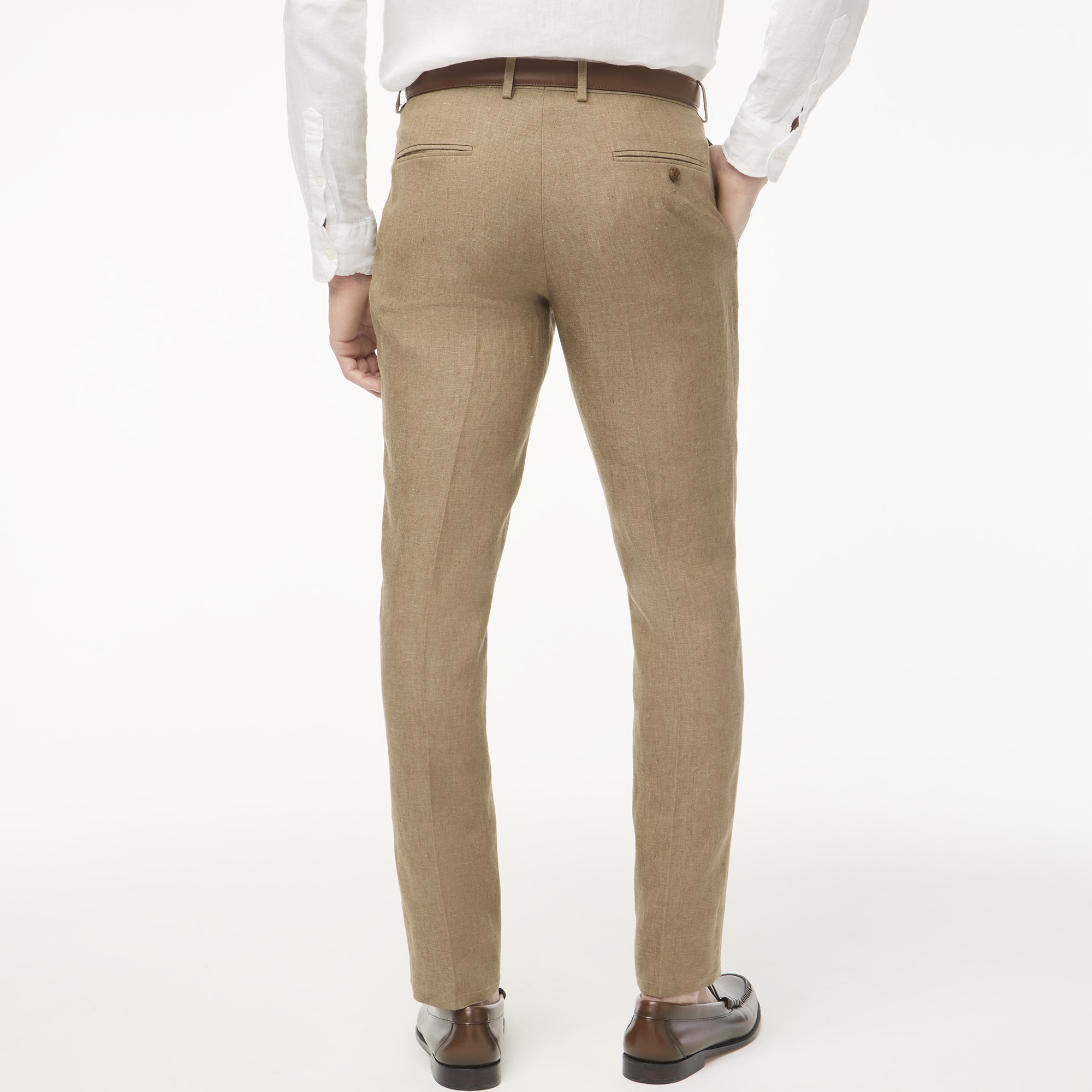 Slim Thompson suit pant in linen
