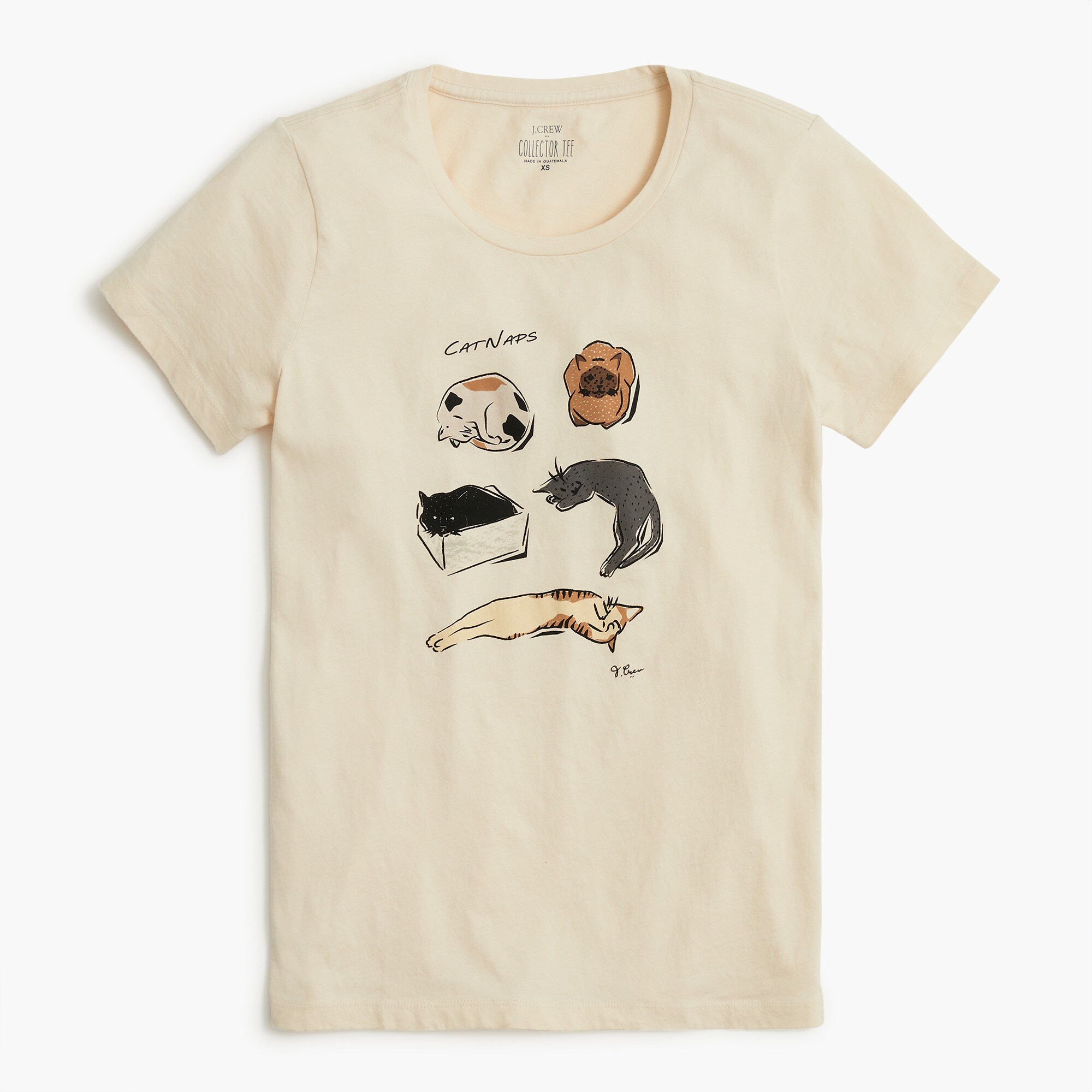 catnaps graphic tee for women