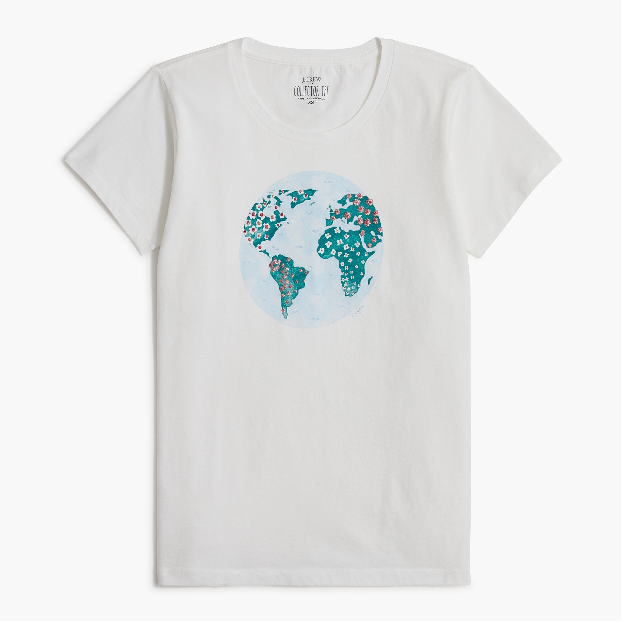 earth day graphic tee for women