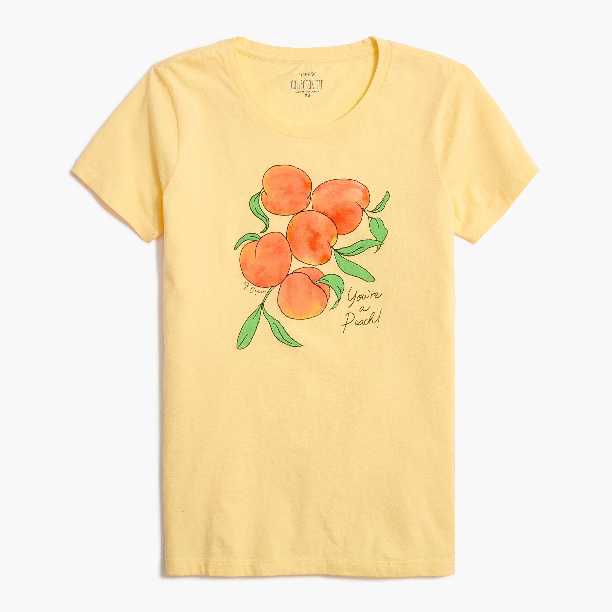 &quot;you&apos;re a peach&quot; graphic tee for women