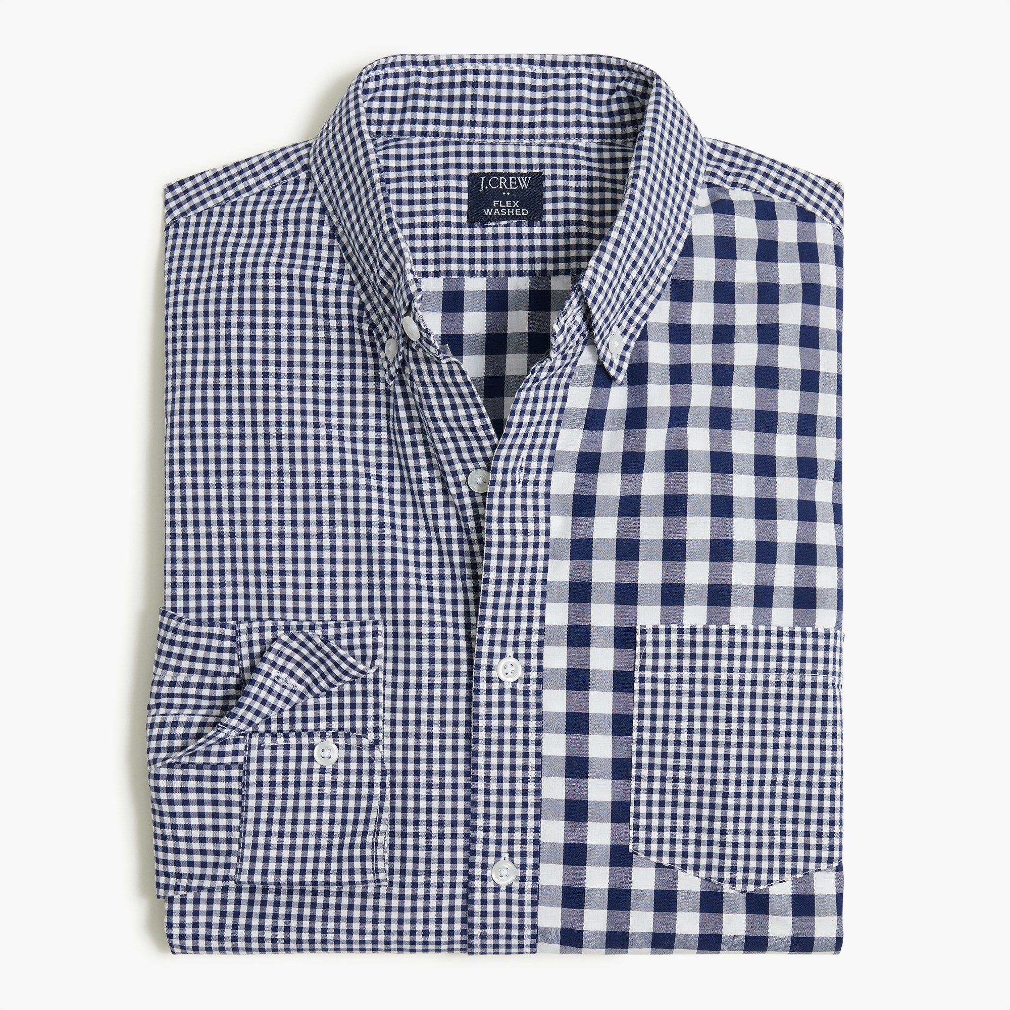 Gingham flex casual shirt