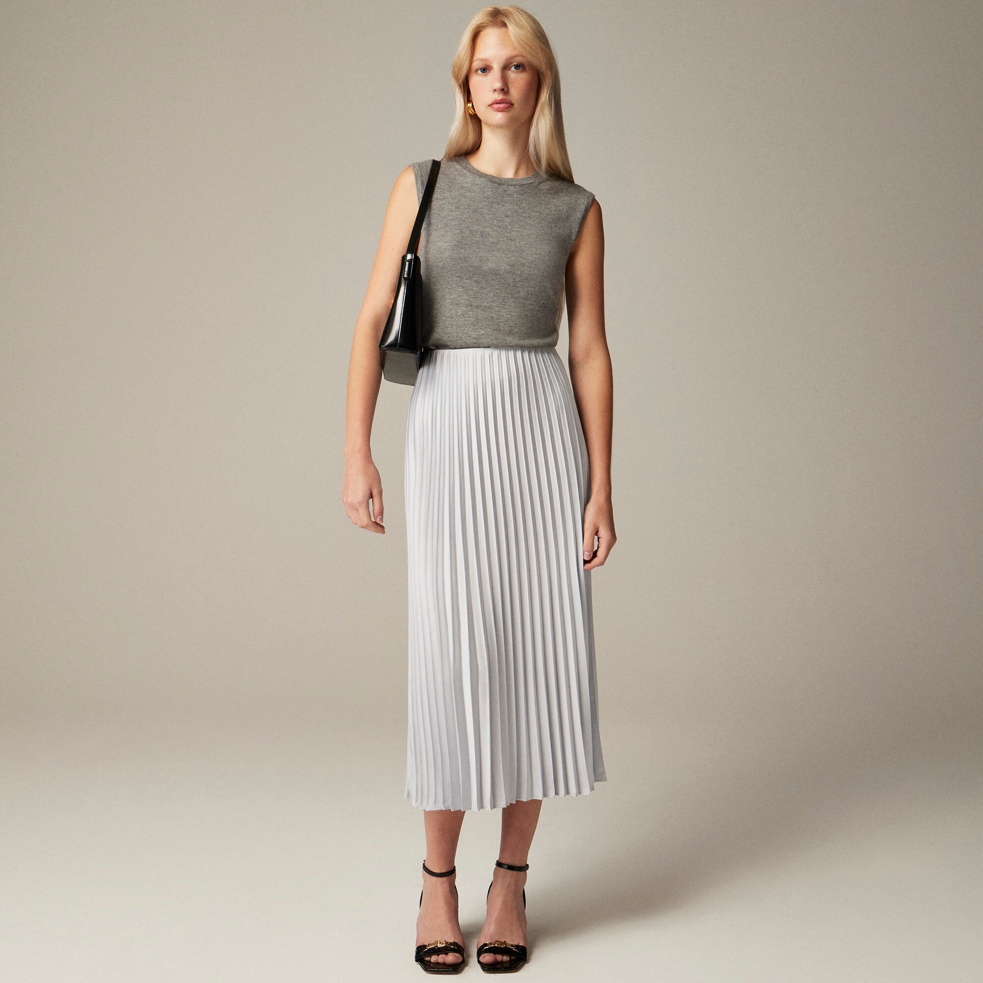 j.crew: gwyneth pleated slip skirt for women
