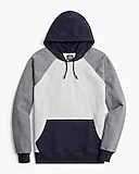 Colorblock terry hoodie