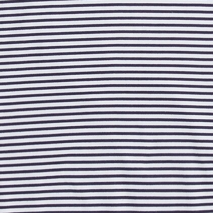 Striped performance polo shirt NAVY WHITE