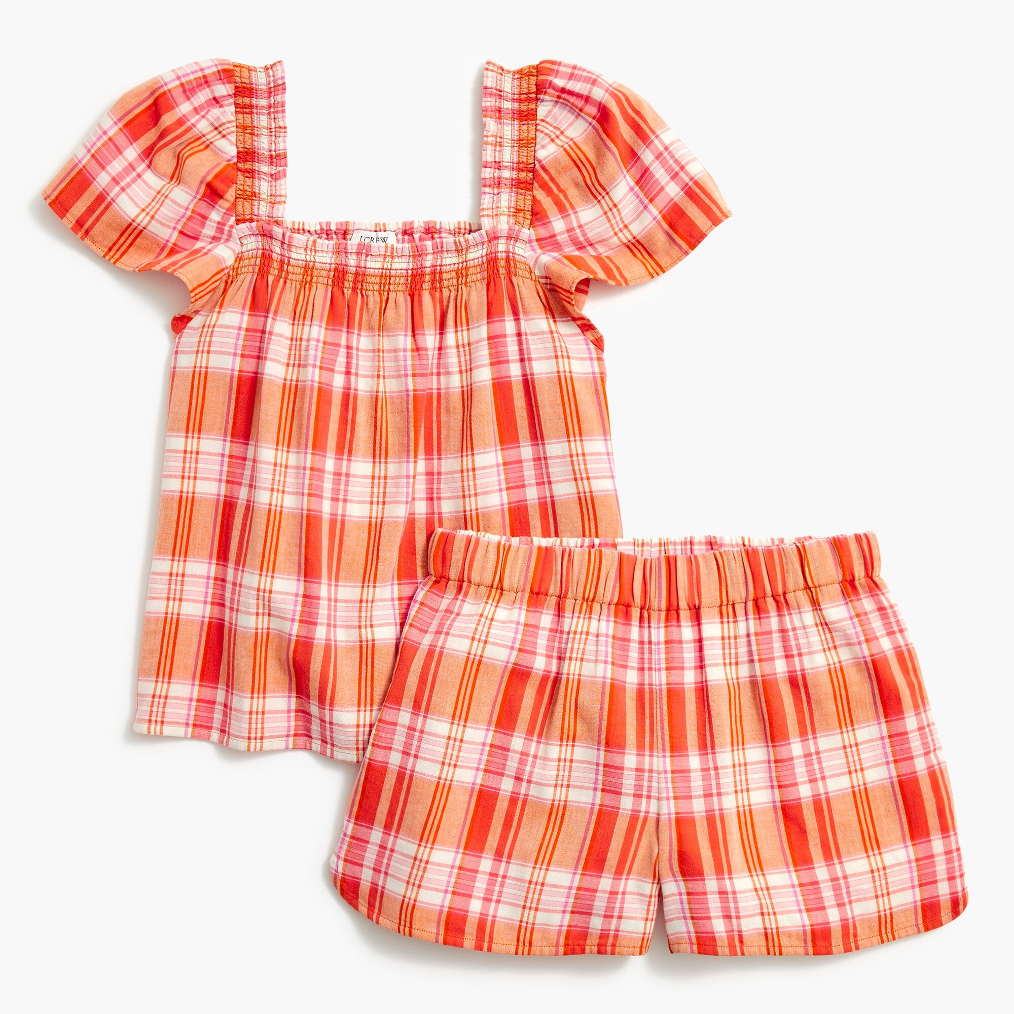 gauze short pajama set for women