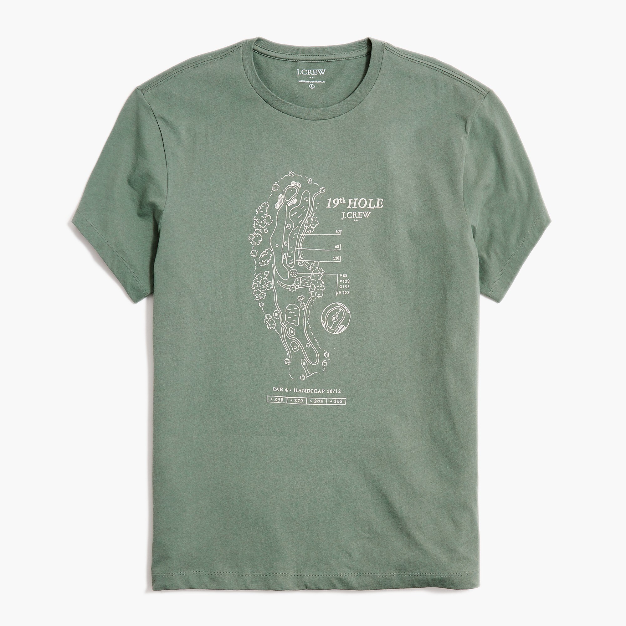 golf graphic tee for men