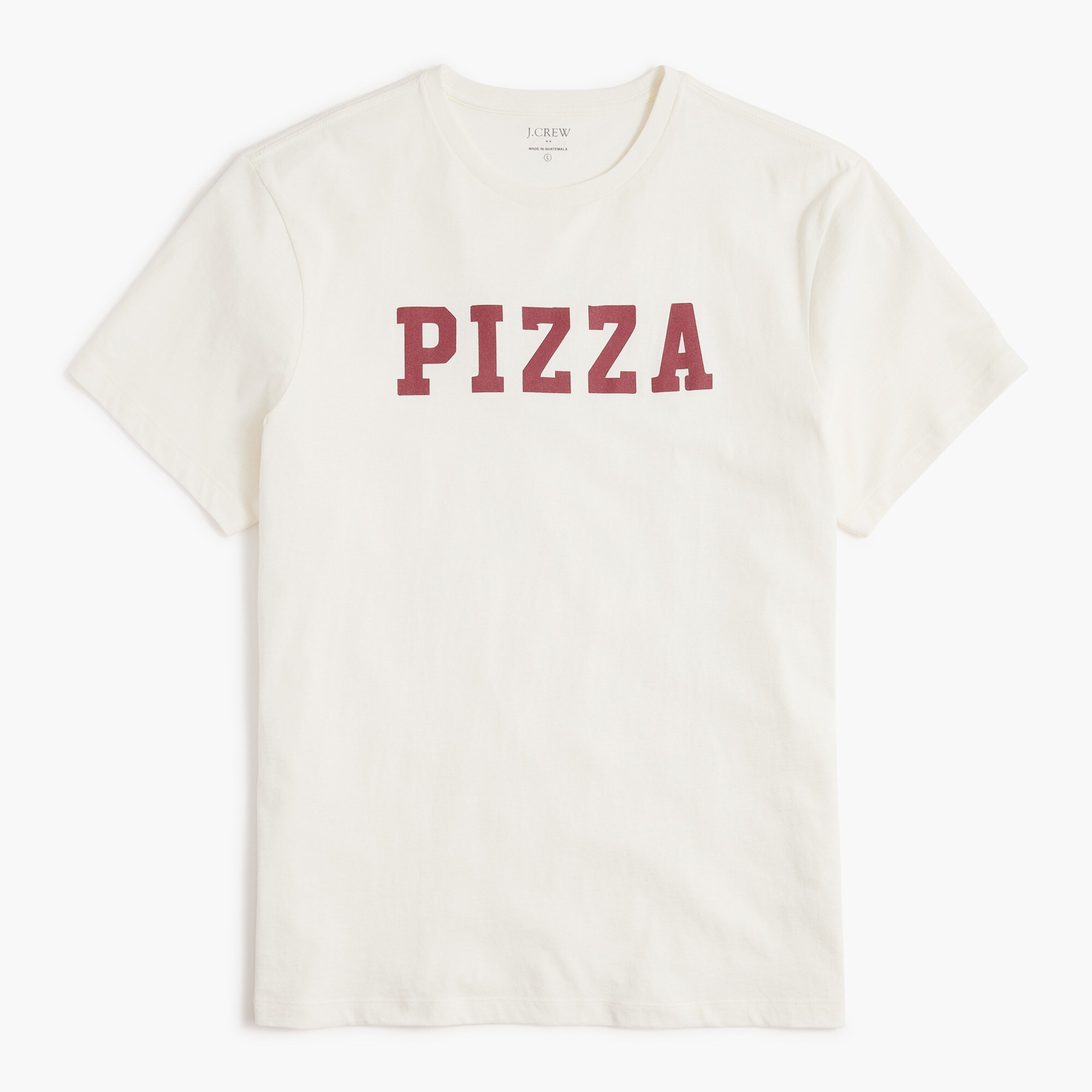 "Pizza" graphic tee
