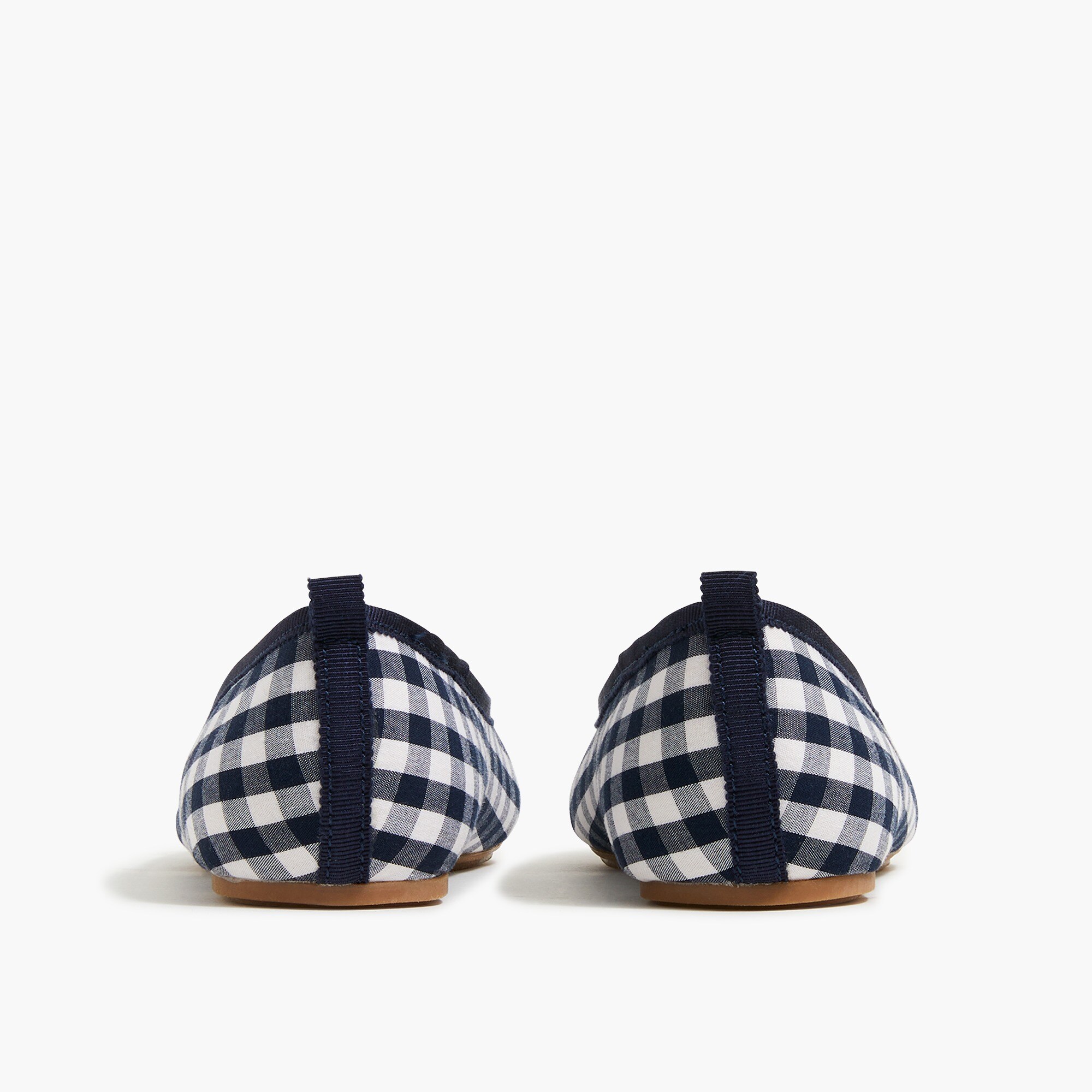 Girls&apos; gingham flats