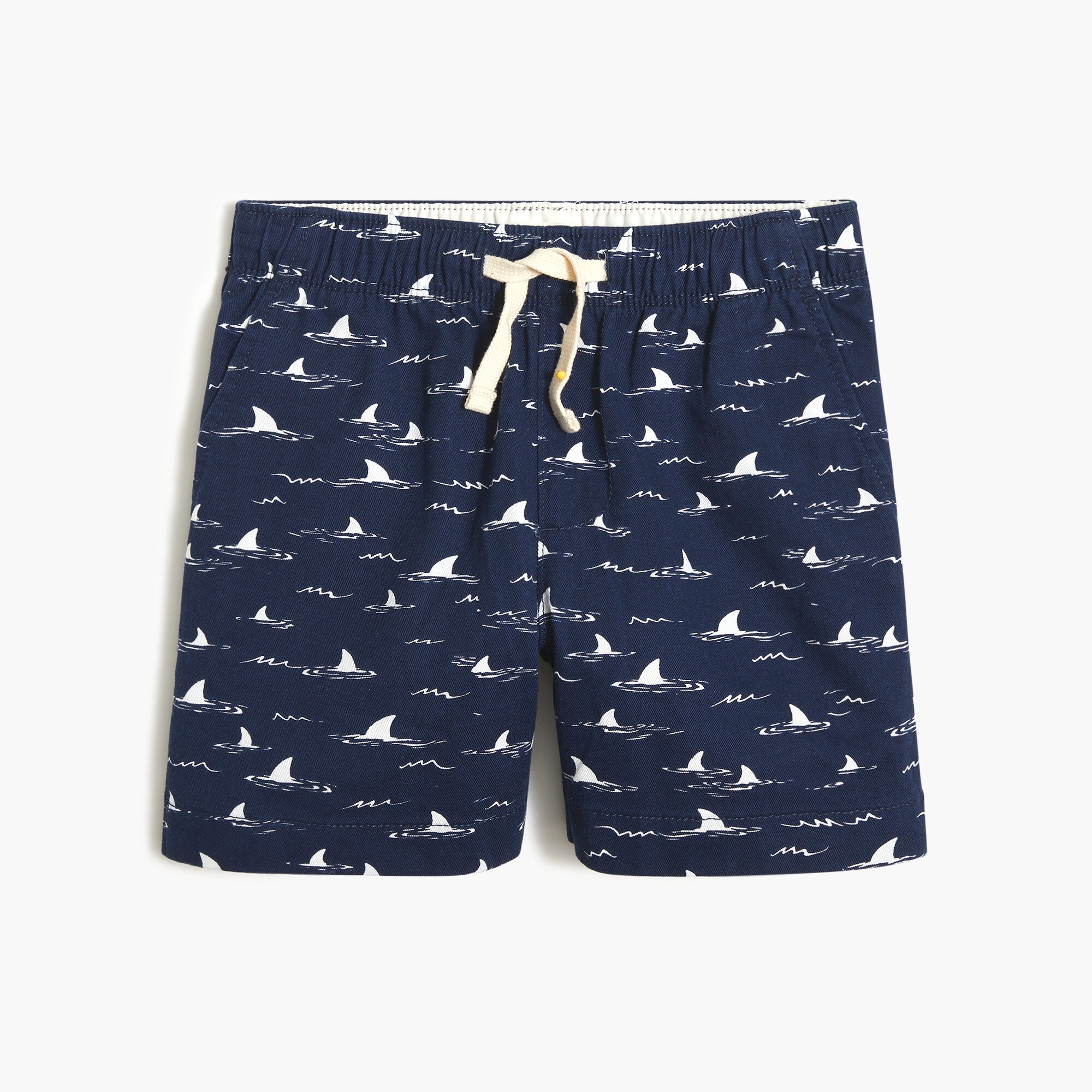 factory: boys&apos; wave dock short for boys, right side, view zoomed