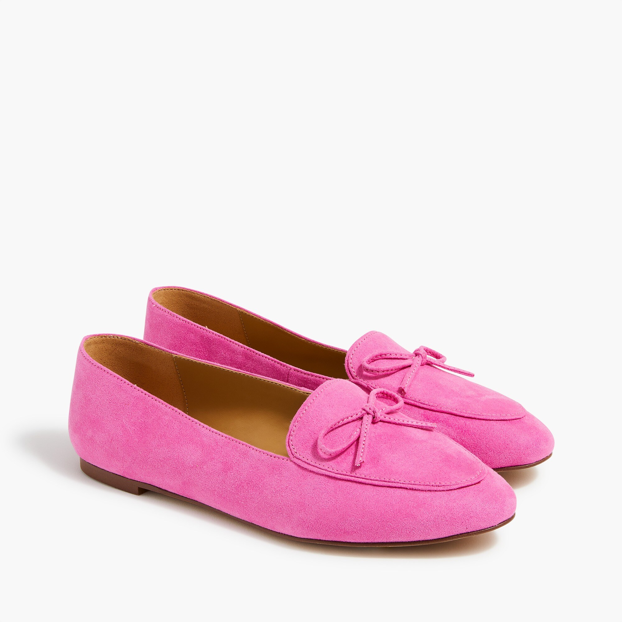 Loafers with bow