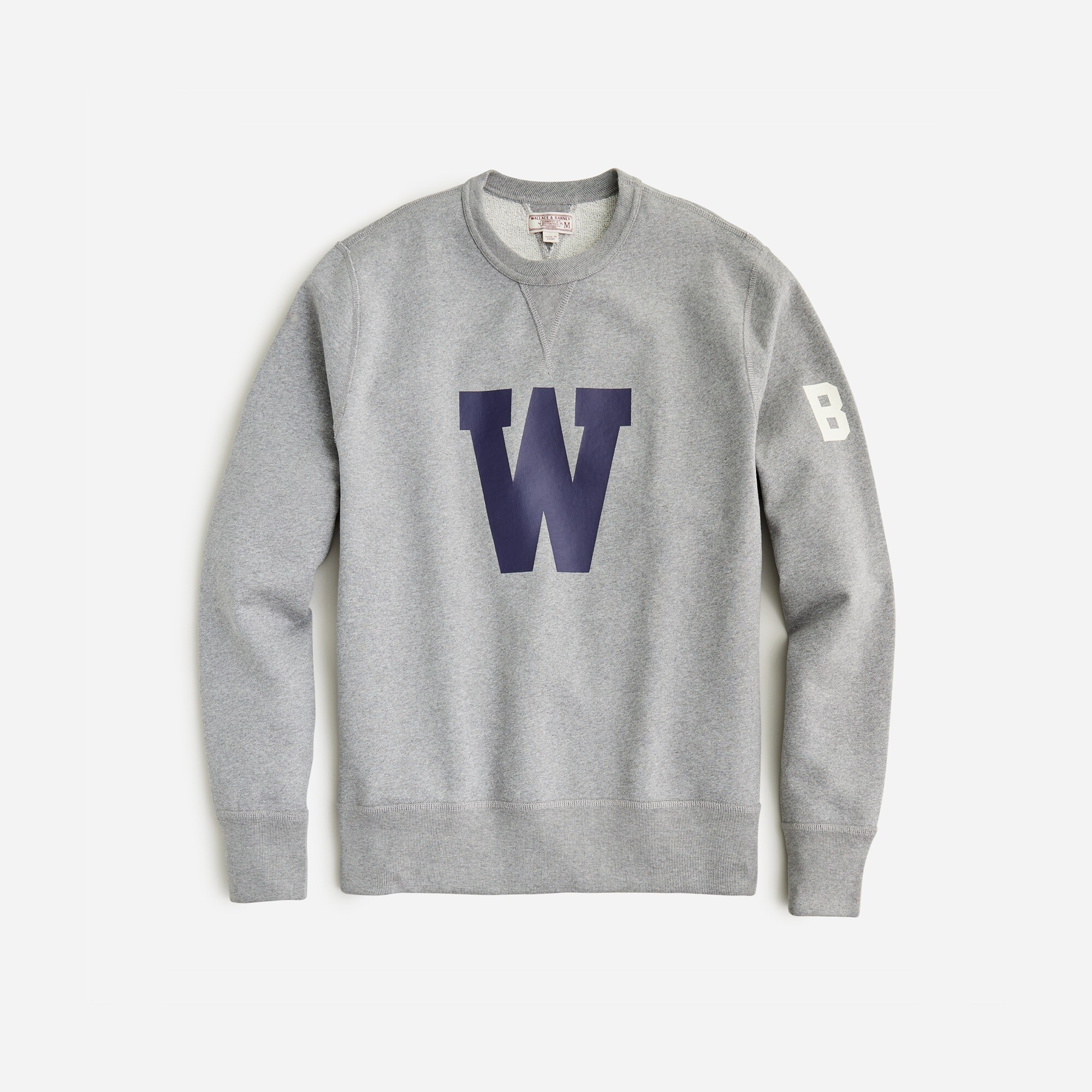mens Wallace &amp; Barnes varsity graphic sweatshirt