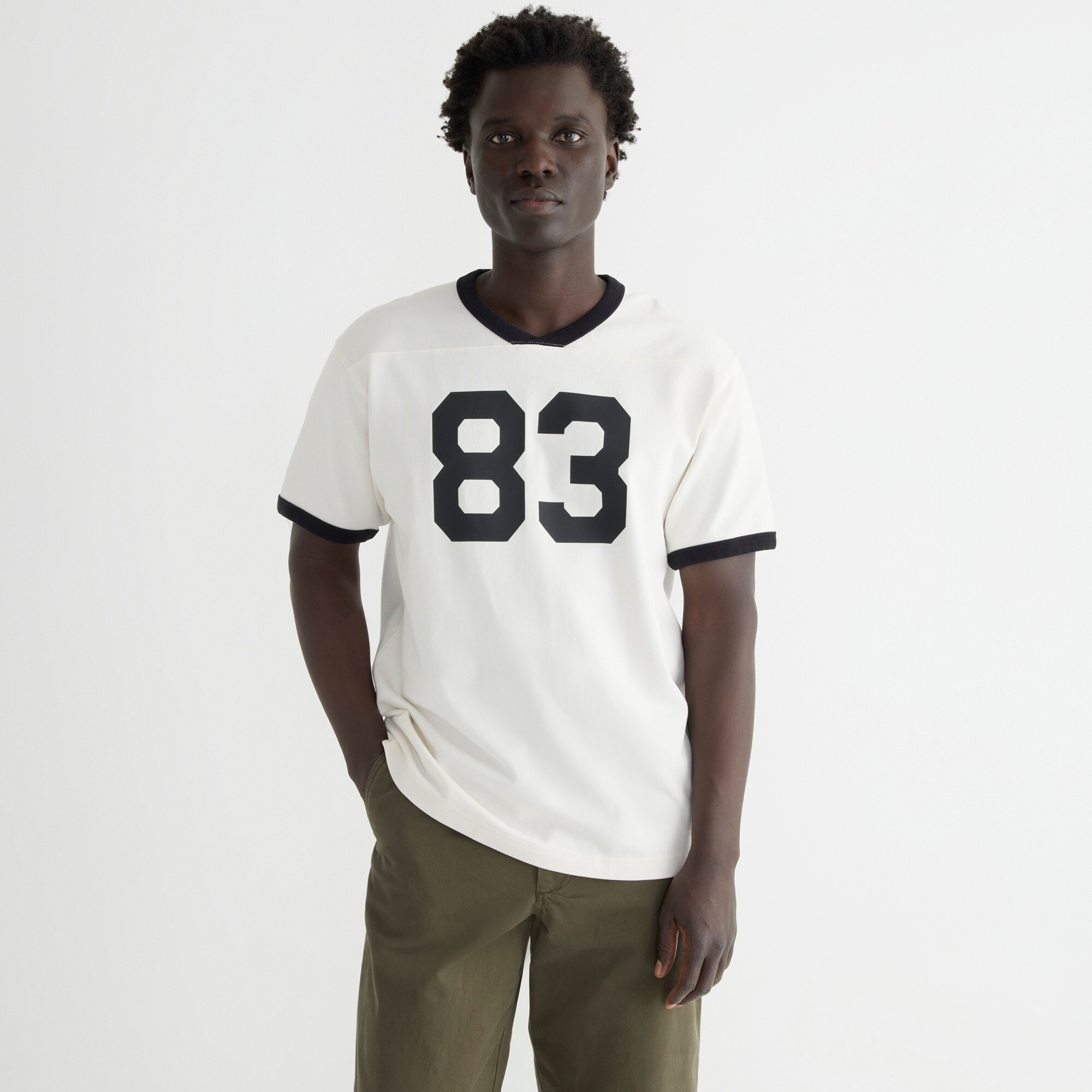 Wallace & Barnes short-sleeve '83 graphic jersey