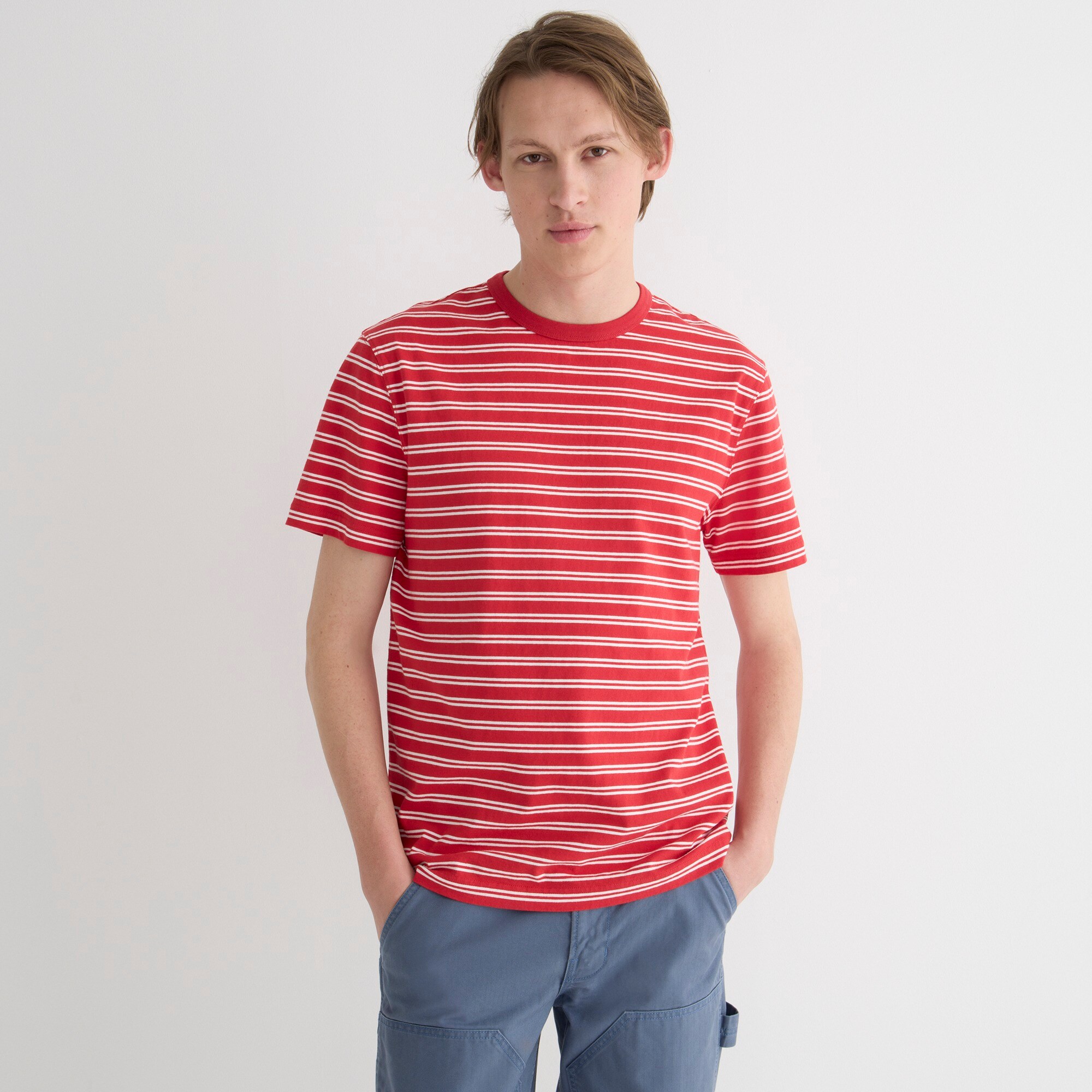 Vidner pin utilfredsstillende J.Crew: Wallace & Barnes Striped T-shirt For Men