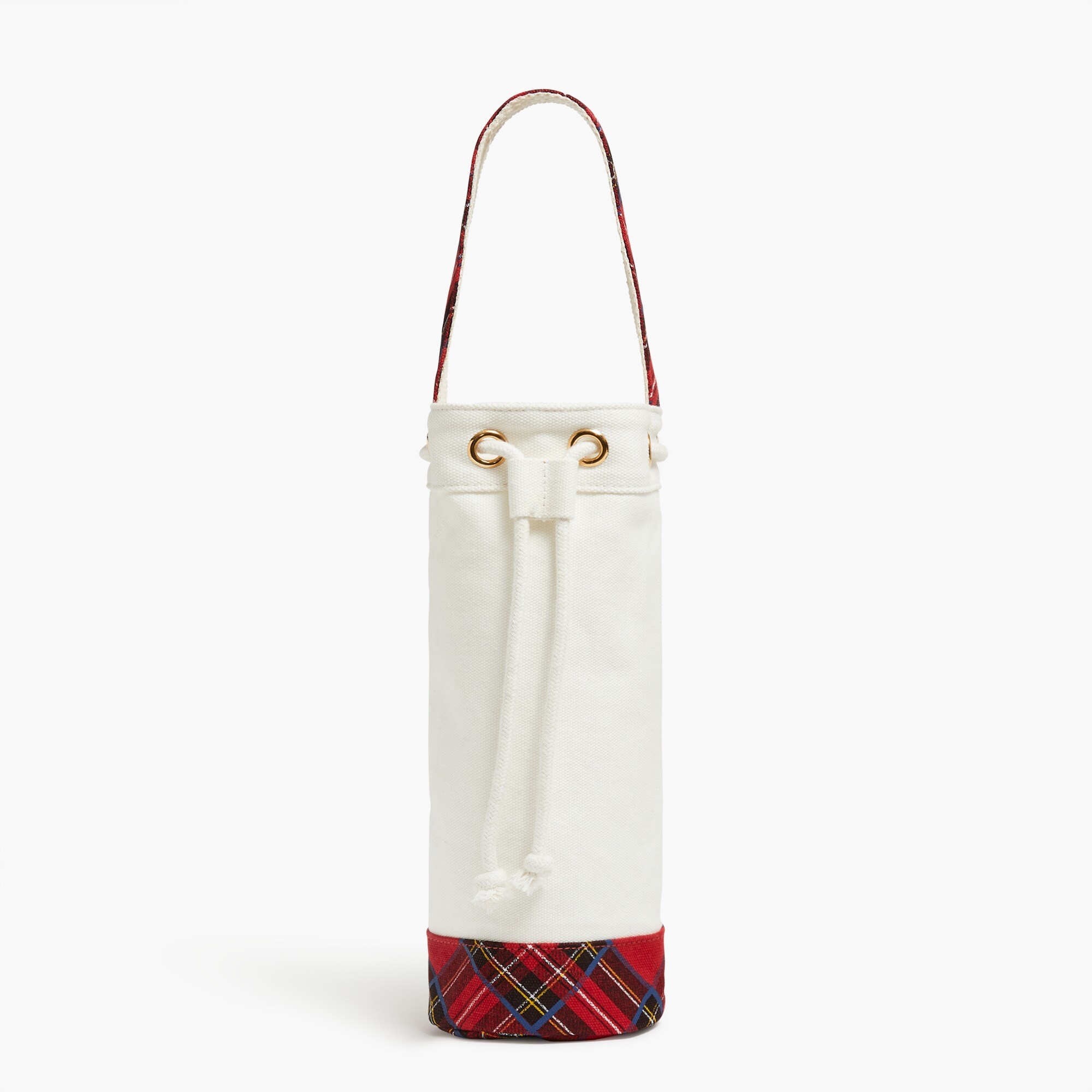 Tartan wine bag