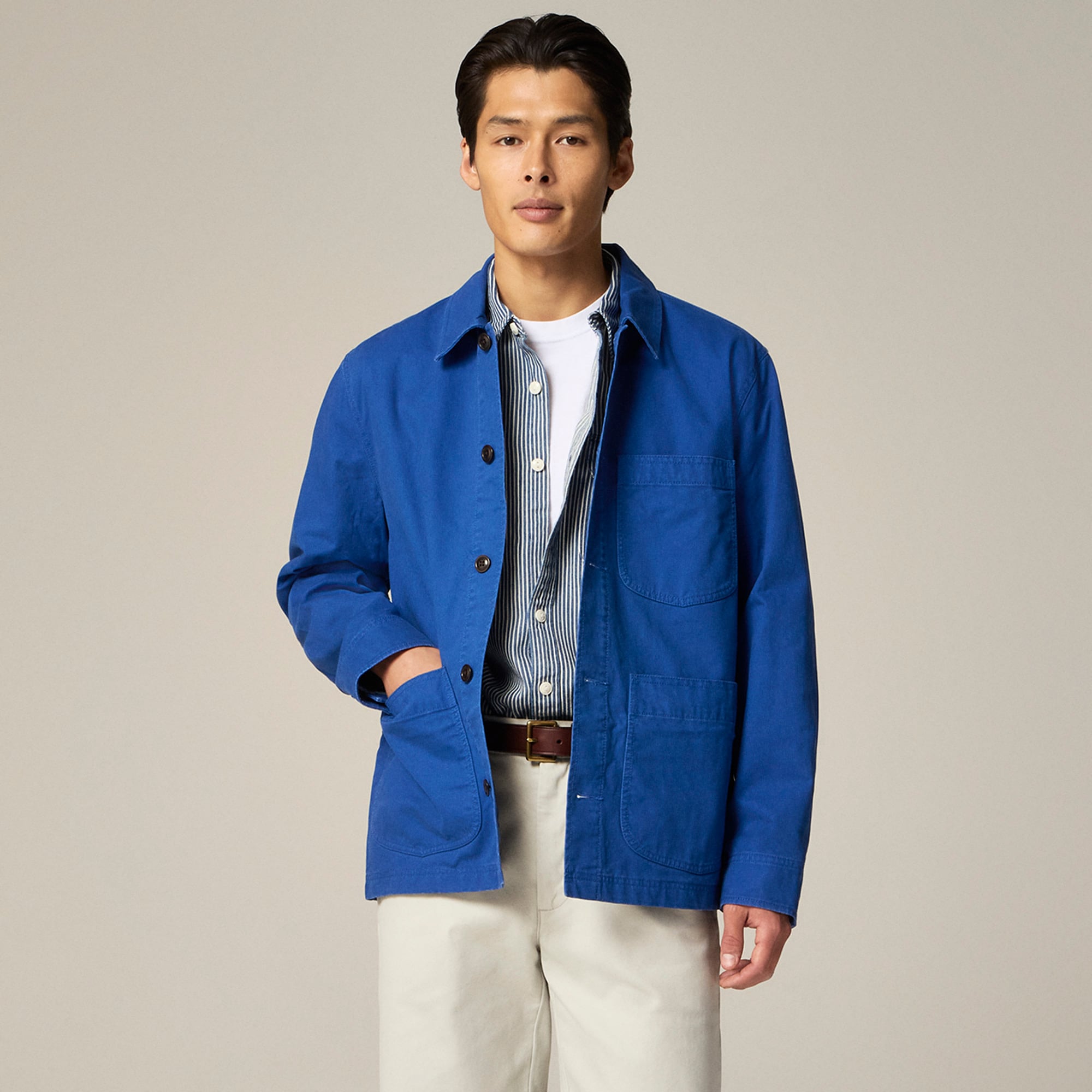 mens Wallace &amp; Barnes lightweight twill chore jacket