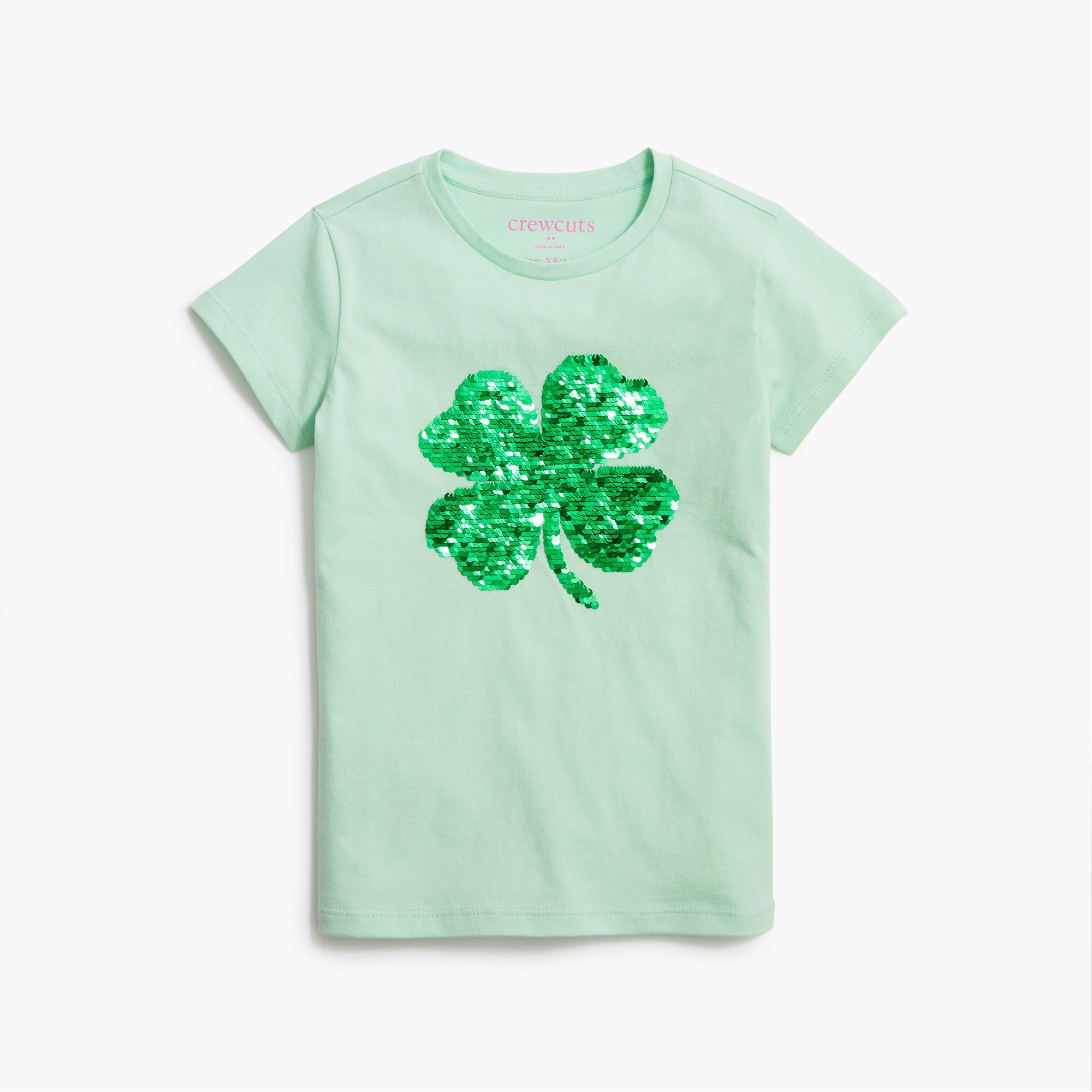 Girls' clover graphic tee