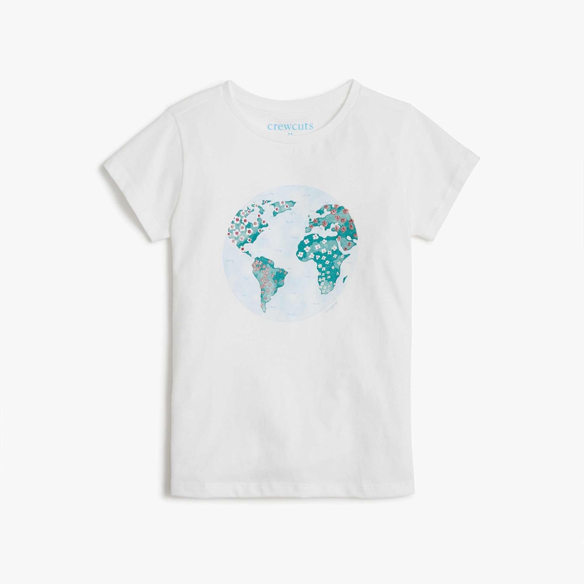 Girls' Earth graphic tee