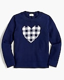 Girls&apos; heart Teddie sweater