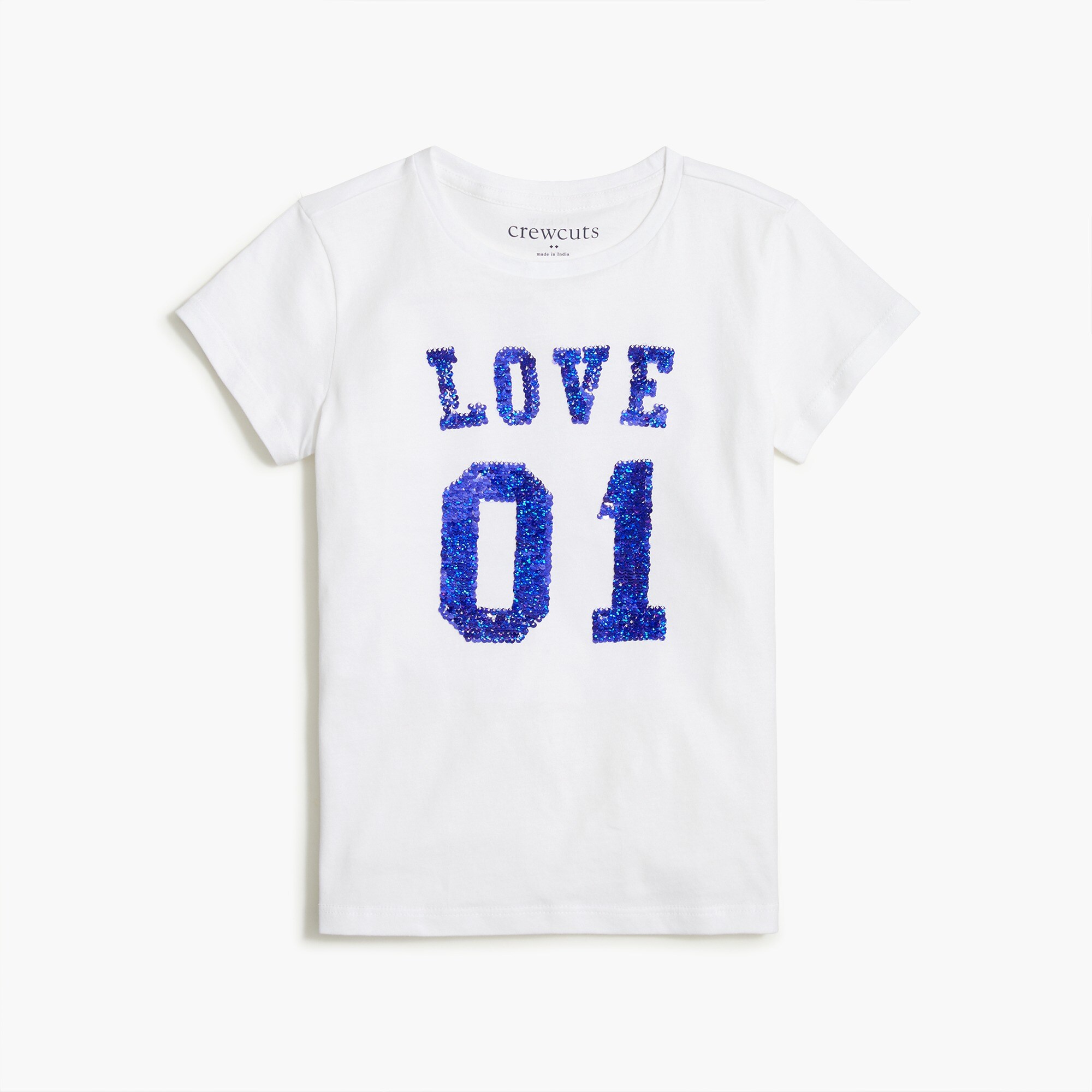 Girls' "Love 01" graphic tee