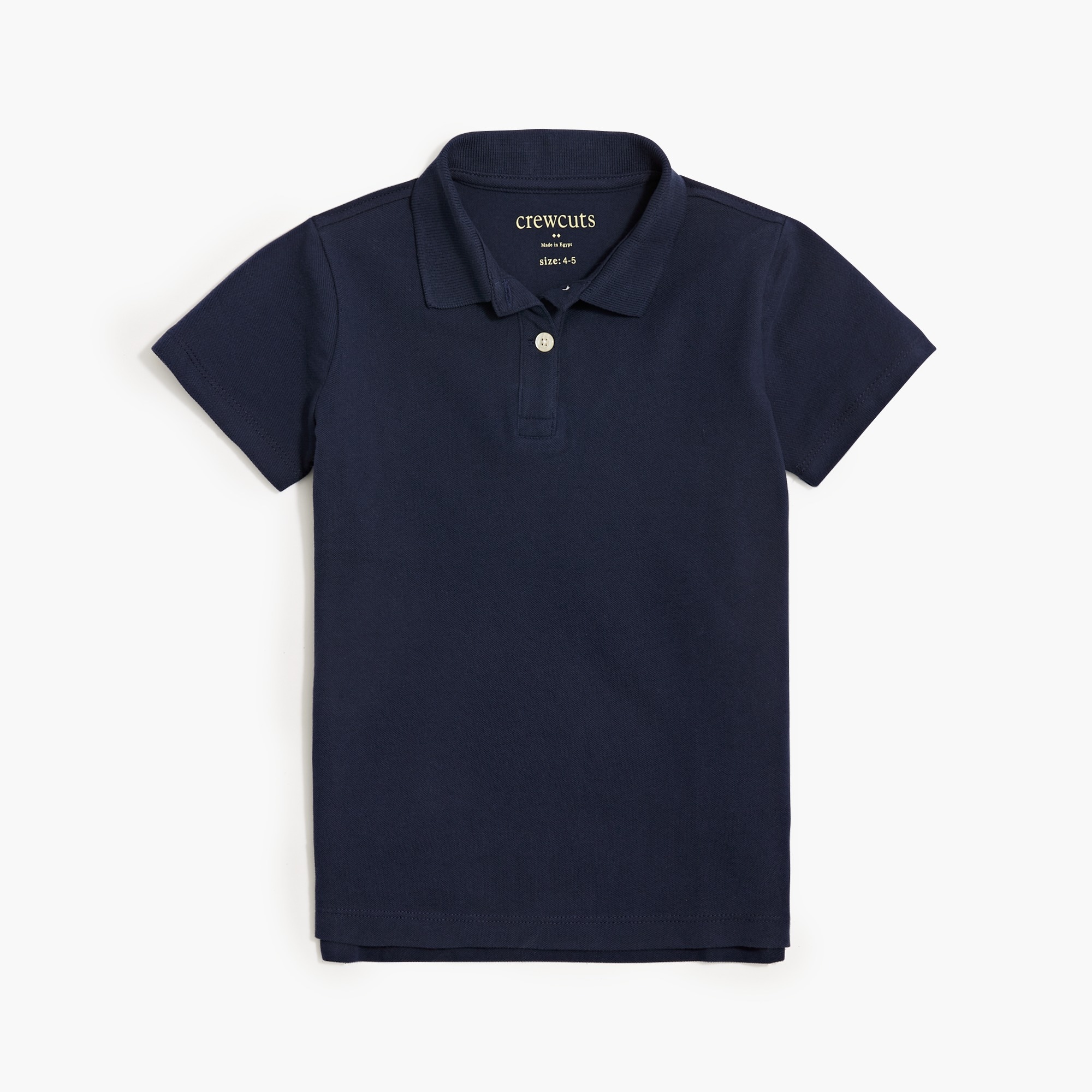 kids' piqu&eacute; polo for girls
