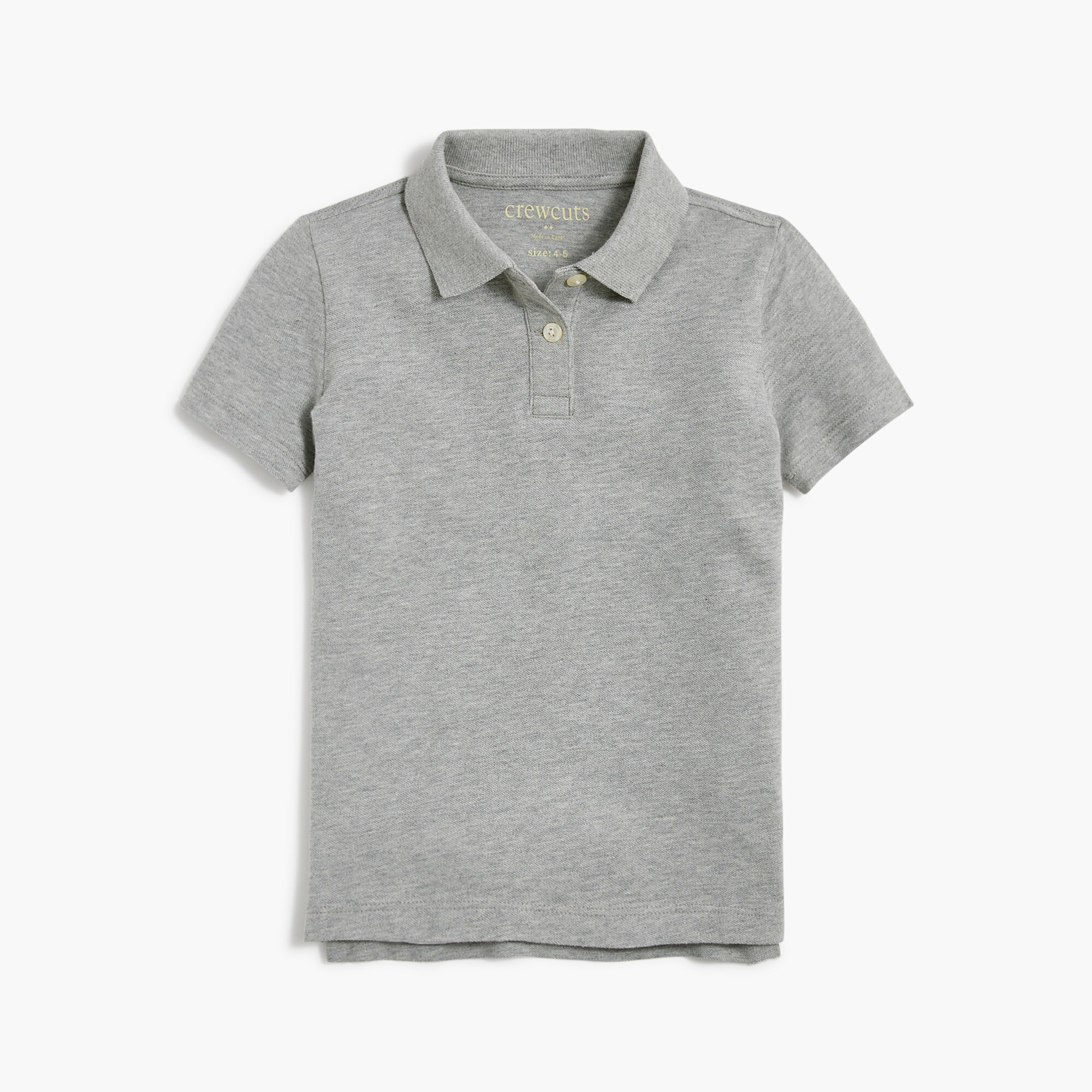 Kids' piqué polo