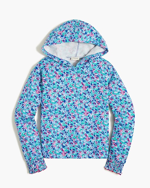  Girls&apos; floral hoodie