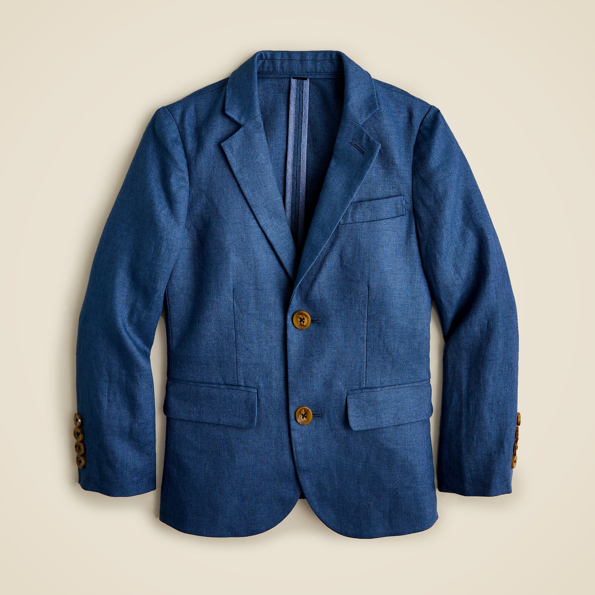  Boys' Ludlow unstructured suit jacket in linen