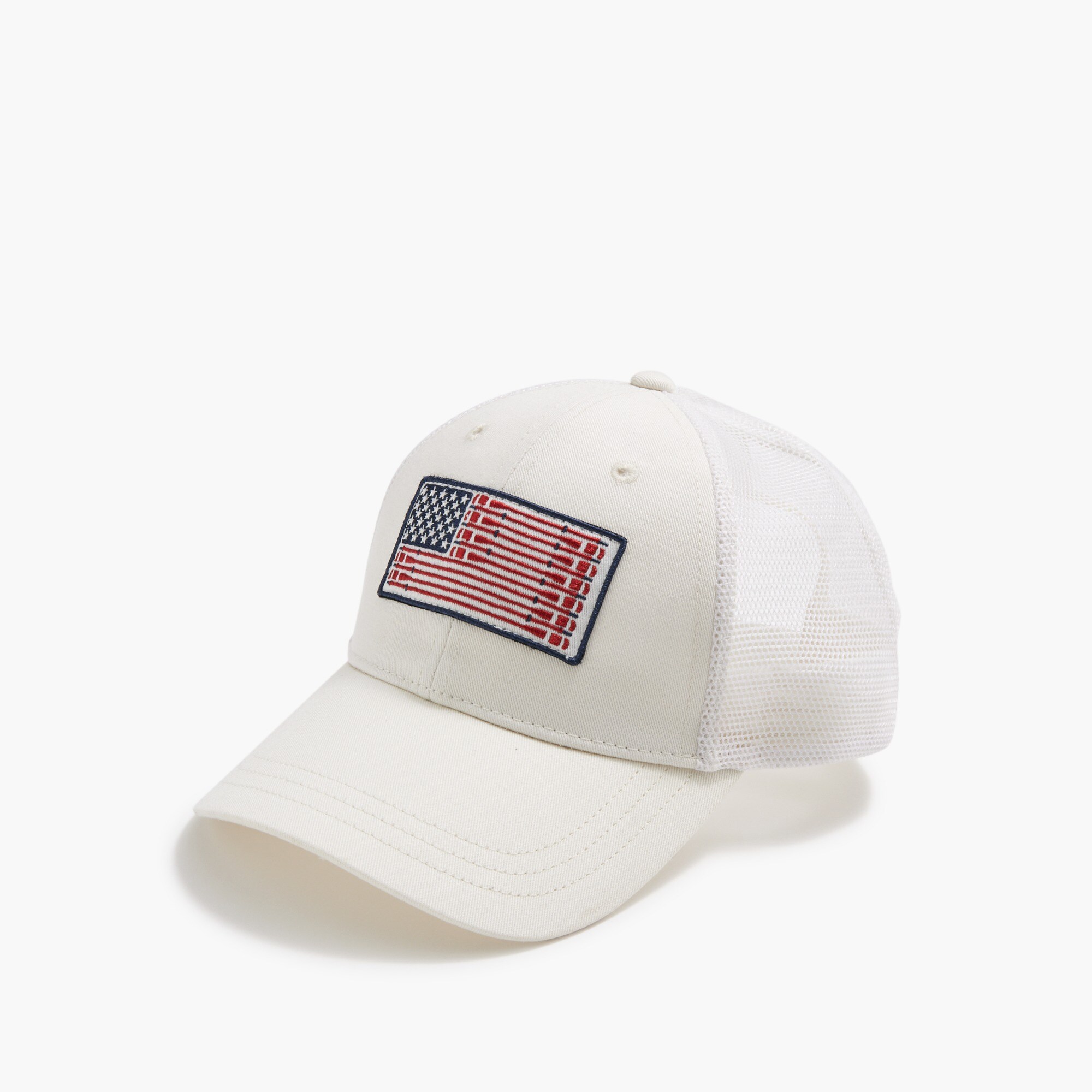 embroidered trucker hat for men