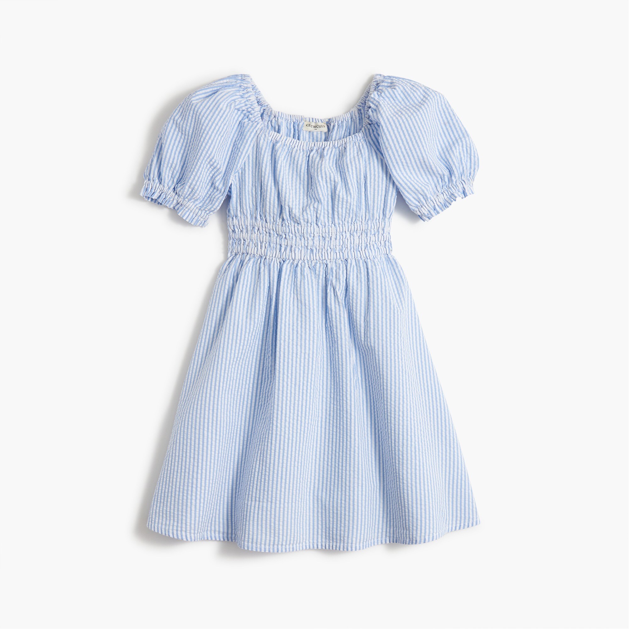 Girls' seersucker dress