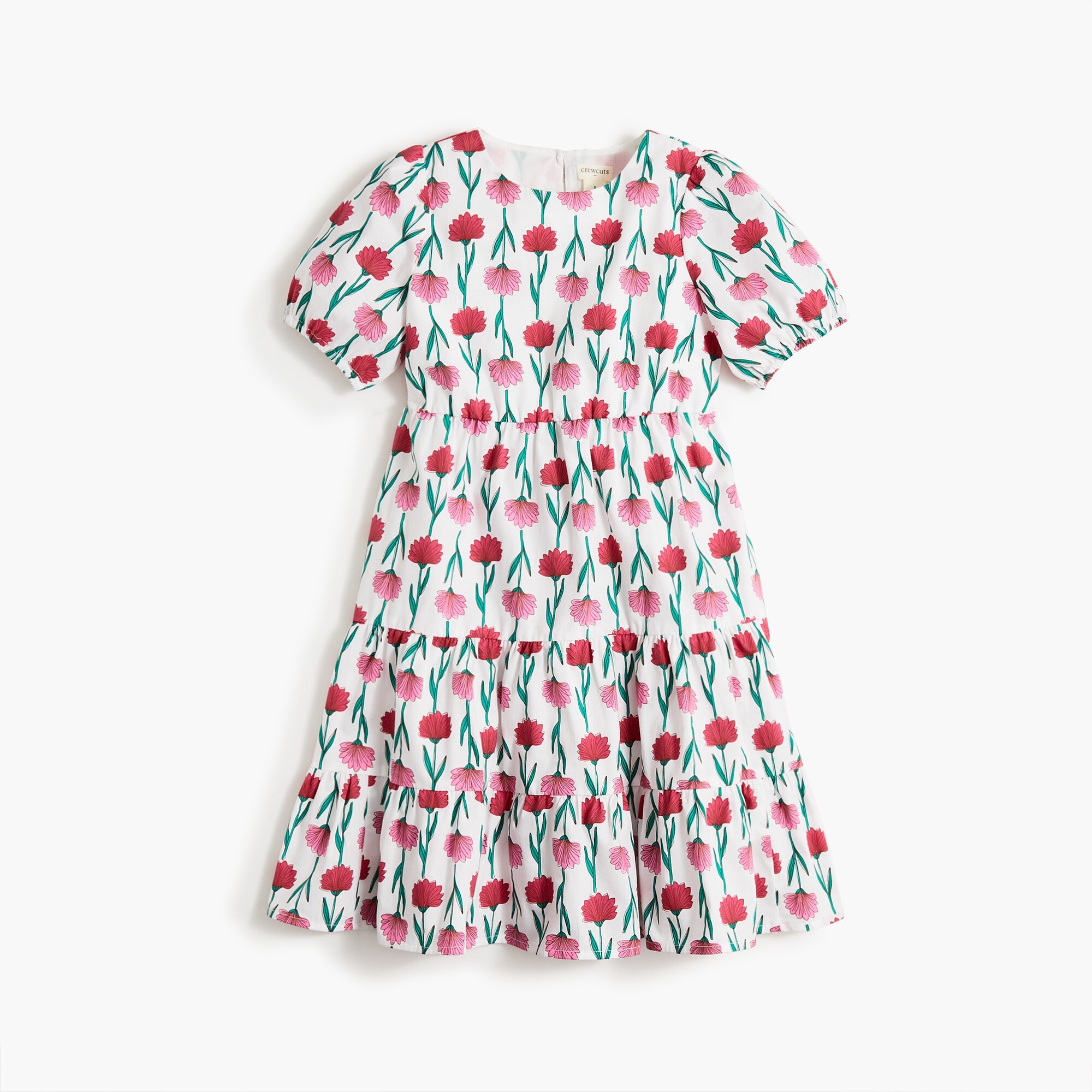 Girls' poplin dress