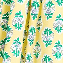 Girls&apos; ruffle-sleeve tiered dress LEMON ZEST EMERALD ISLA factory: girls&apos; ruffle-sleeve tiered dress for girls
