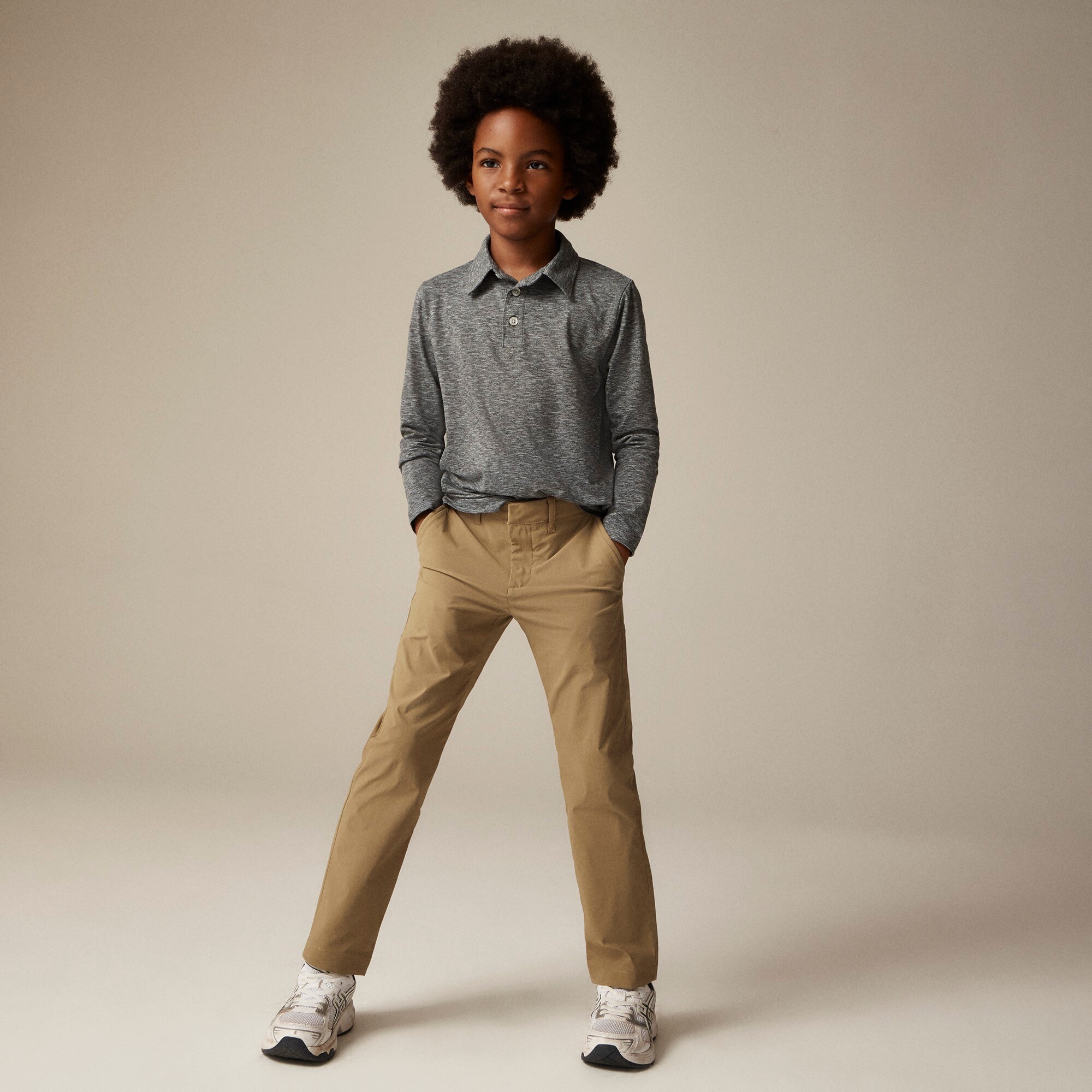 Boys' slim-fit tech pant