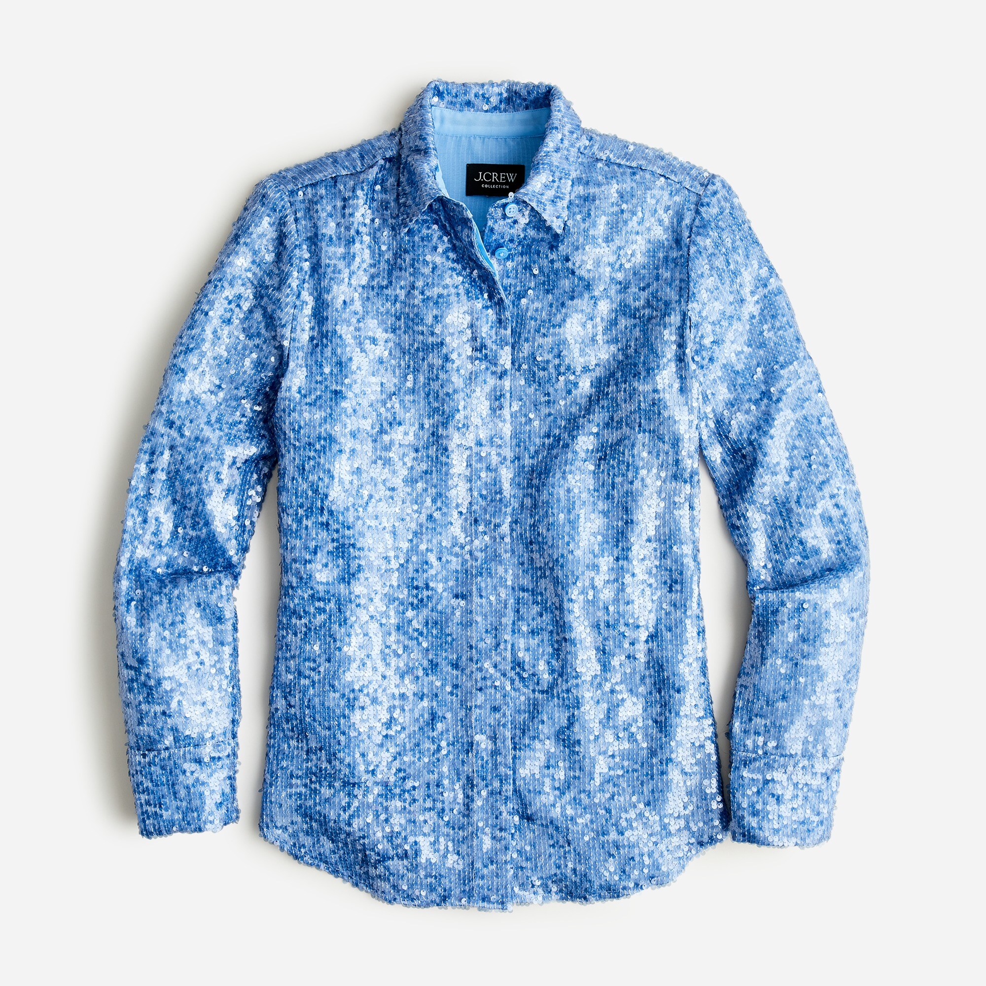 Collection classic-fit sequin shirt