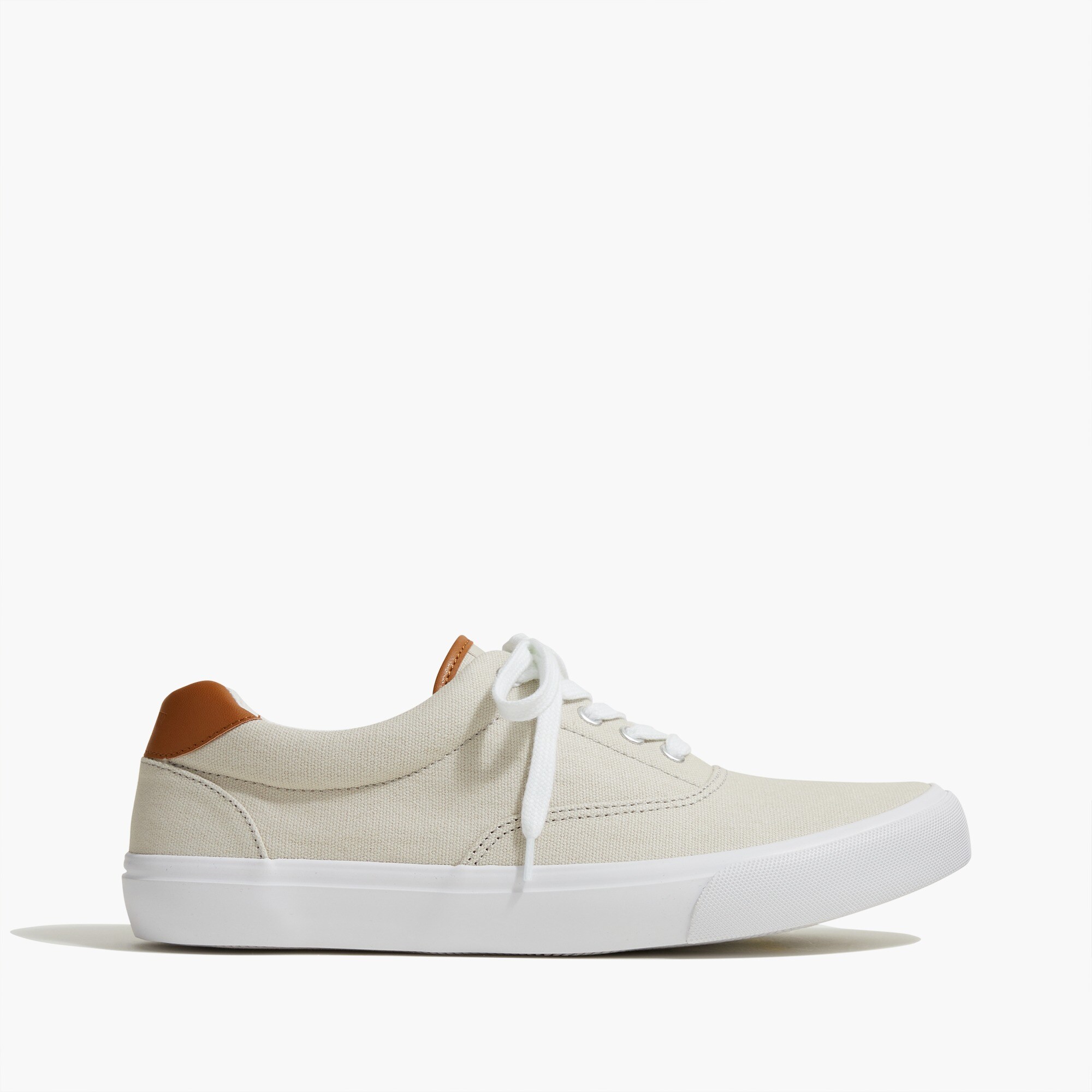 Canvas lace-up sneakers