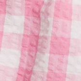 Girls&apos; seersucker short BRIGHT PEPPERMINT WHITE factory: girls&apos; seersucker short for girls