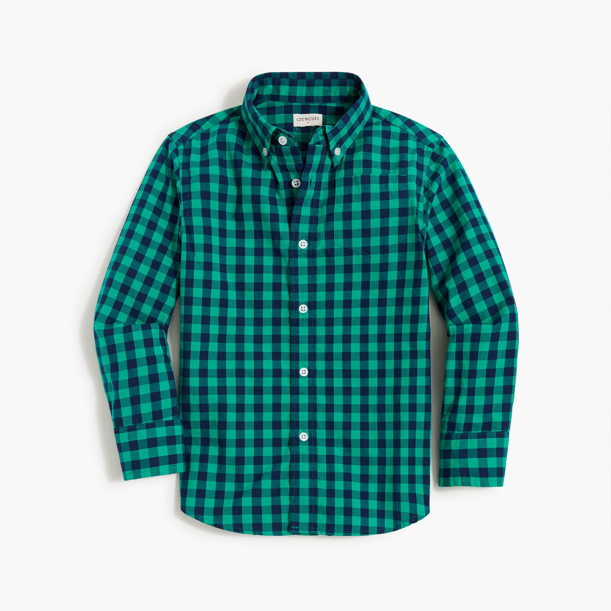 Boys' long-sleeve washed shirt