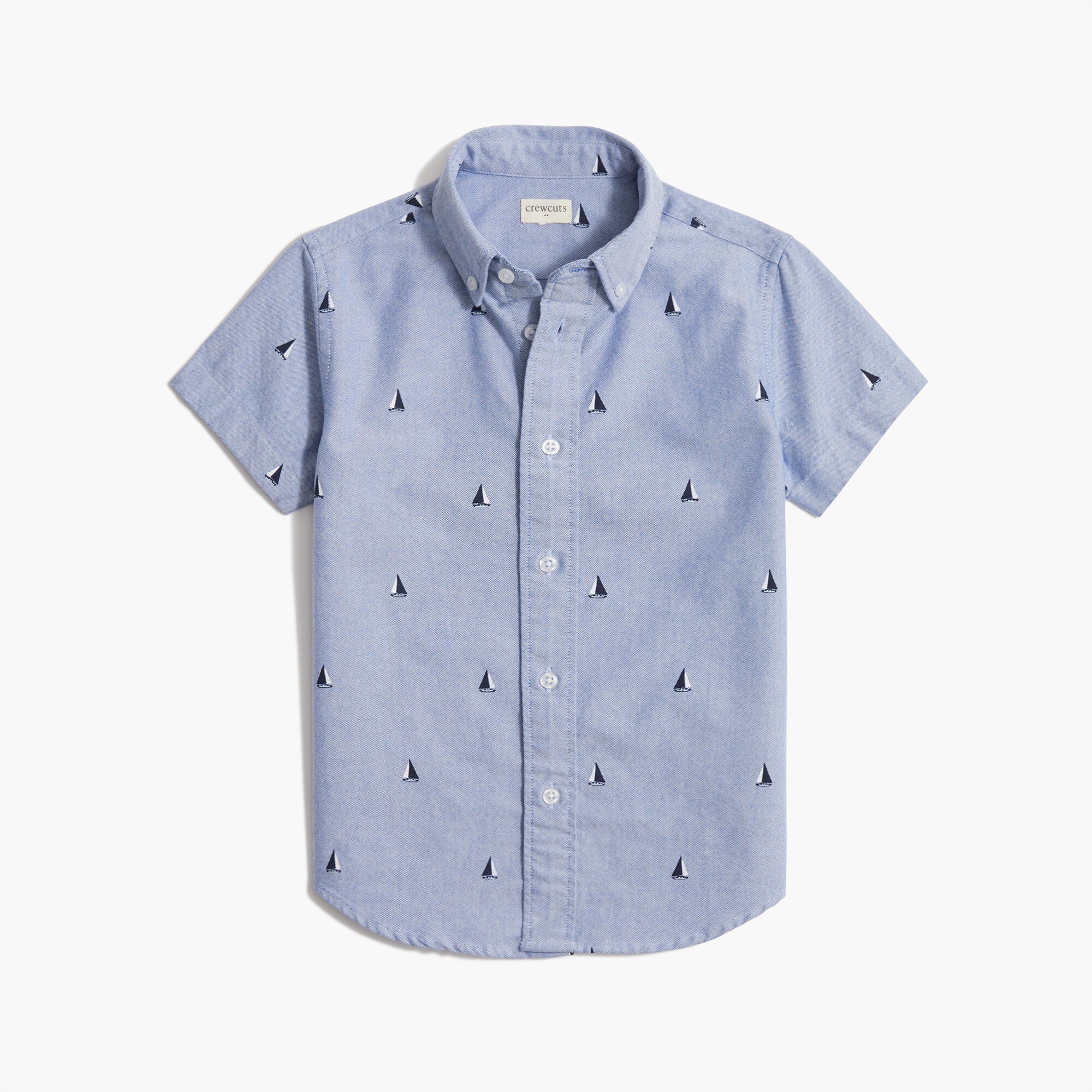 Boys' sailboat oxford shirt