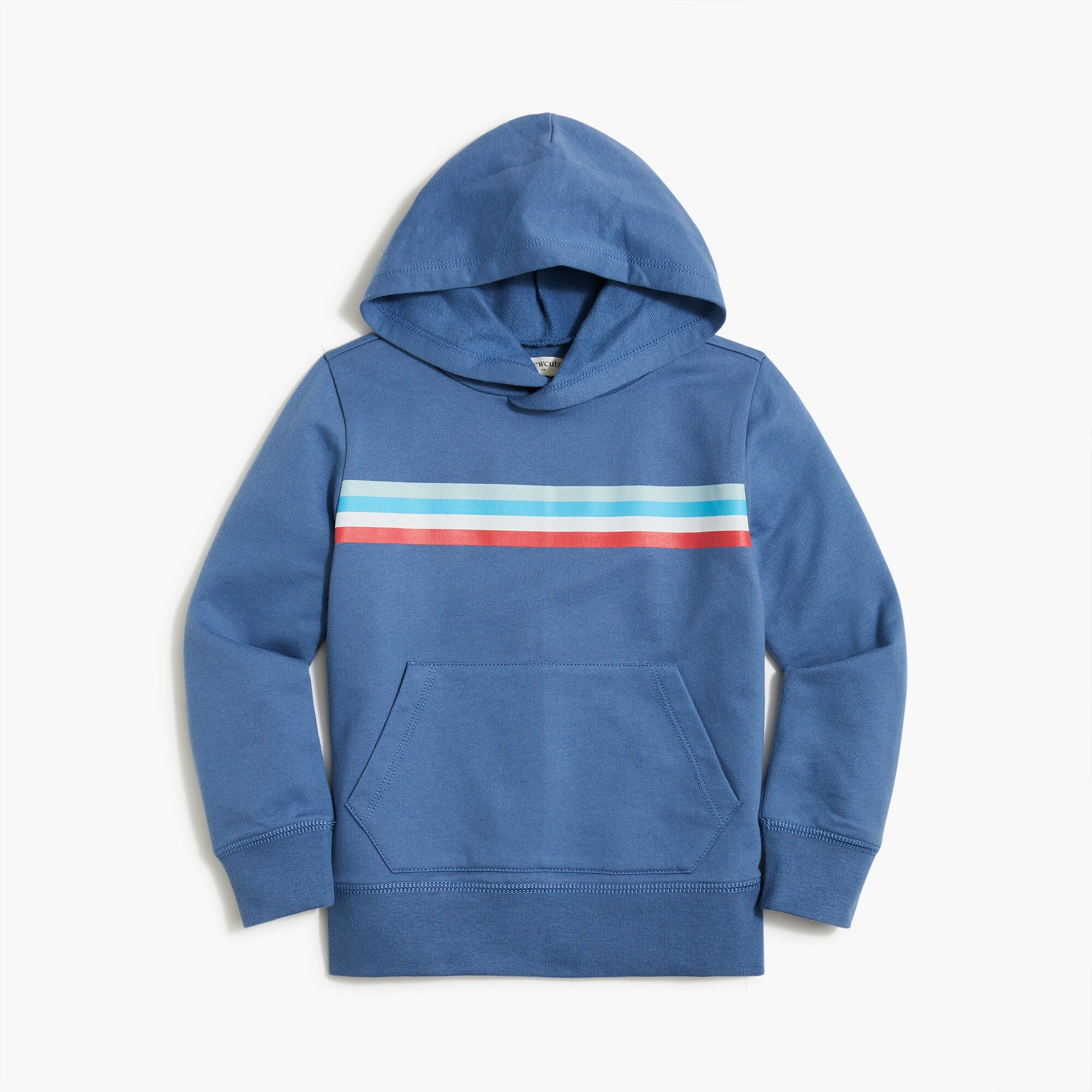 Boys' striped hoodie sweatshirt
