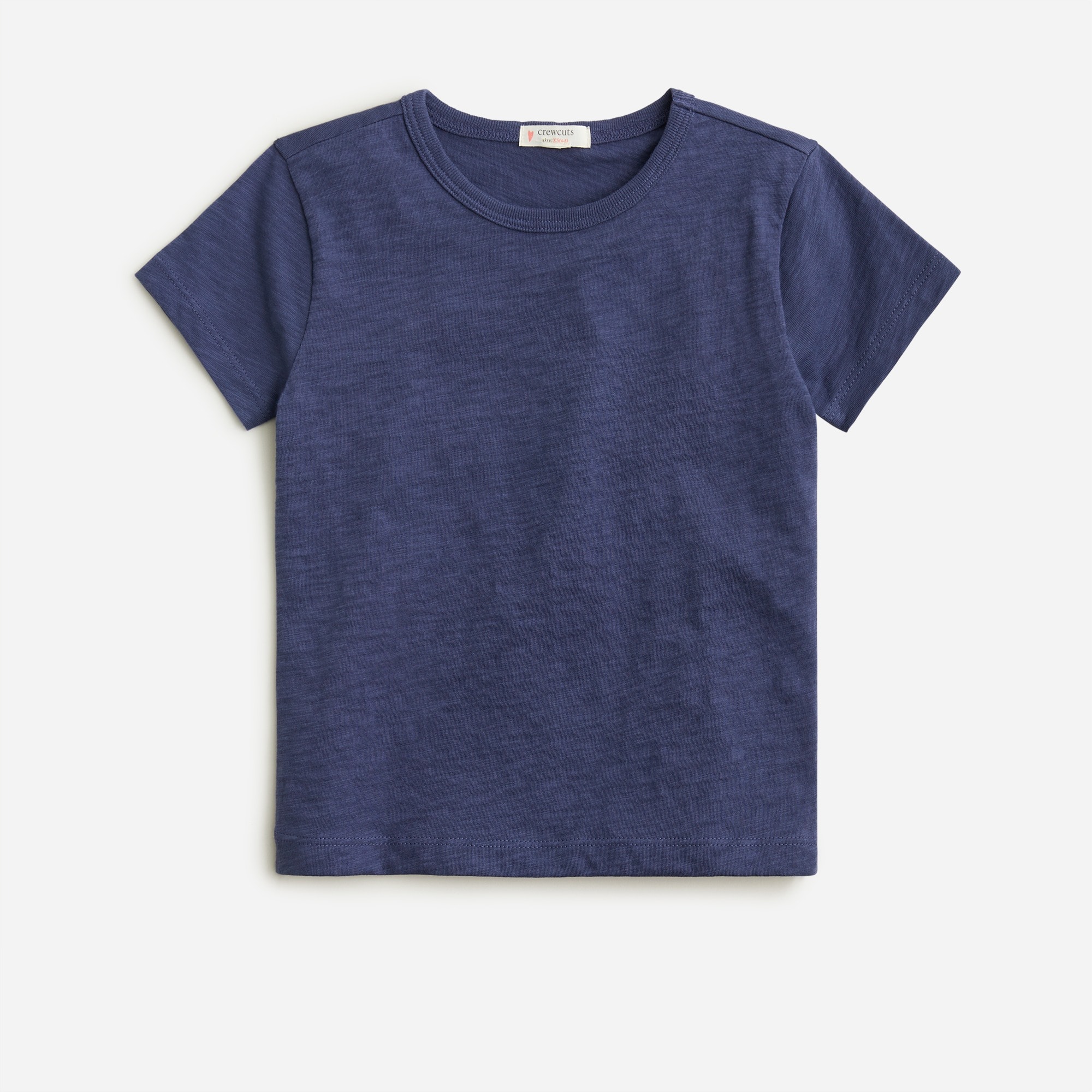  Girls&apos; short-sleeve cropped T-shirt