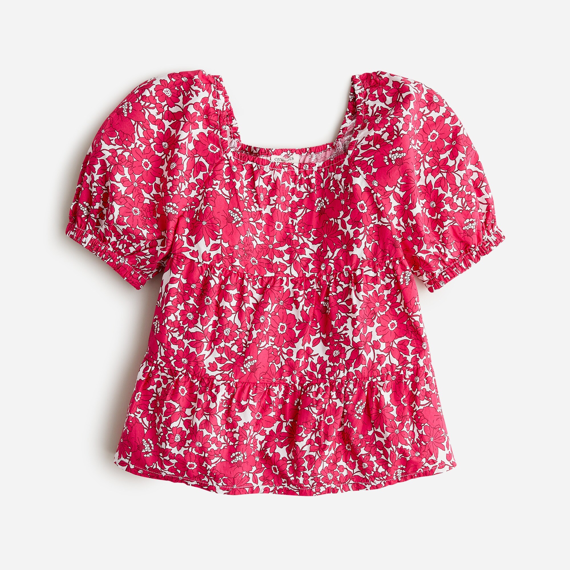Top Fille JCrew Taille 12 Ans - Imprimé Géométrique Or Et Noir, 100% Coton, Neuf Avec étiquettes
