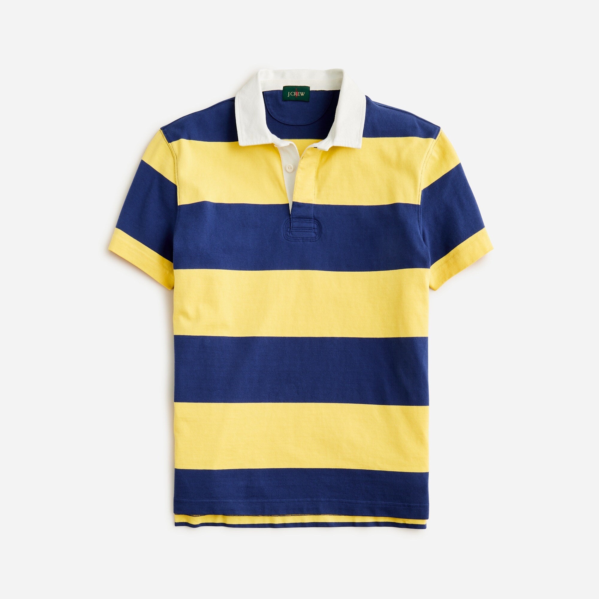 Short-sleeve rugby shirt in stripe