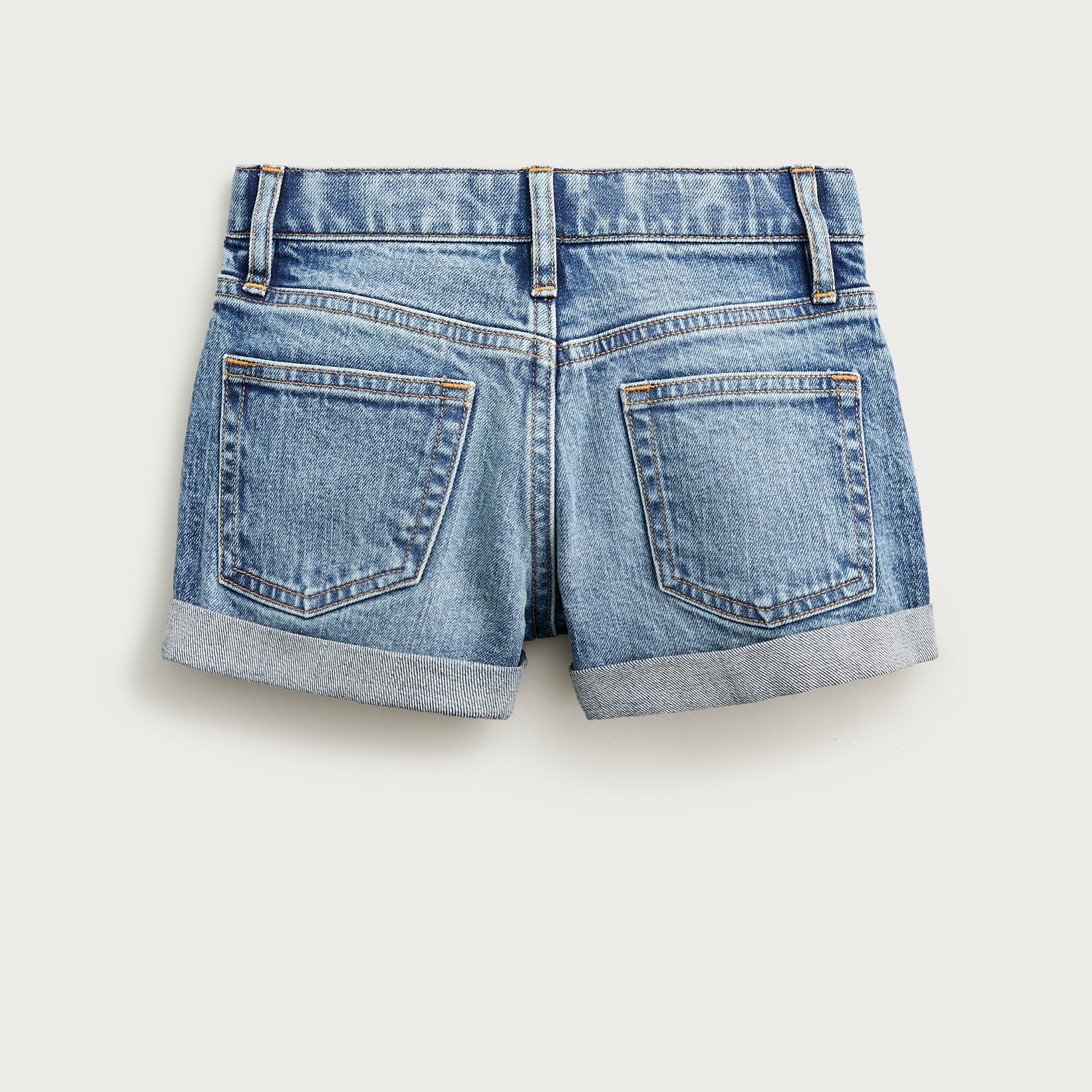 Girls' island denim short