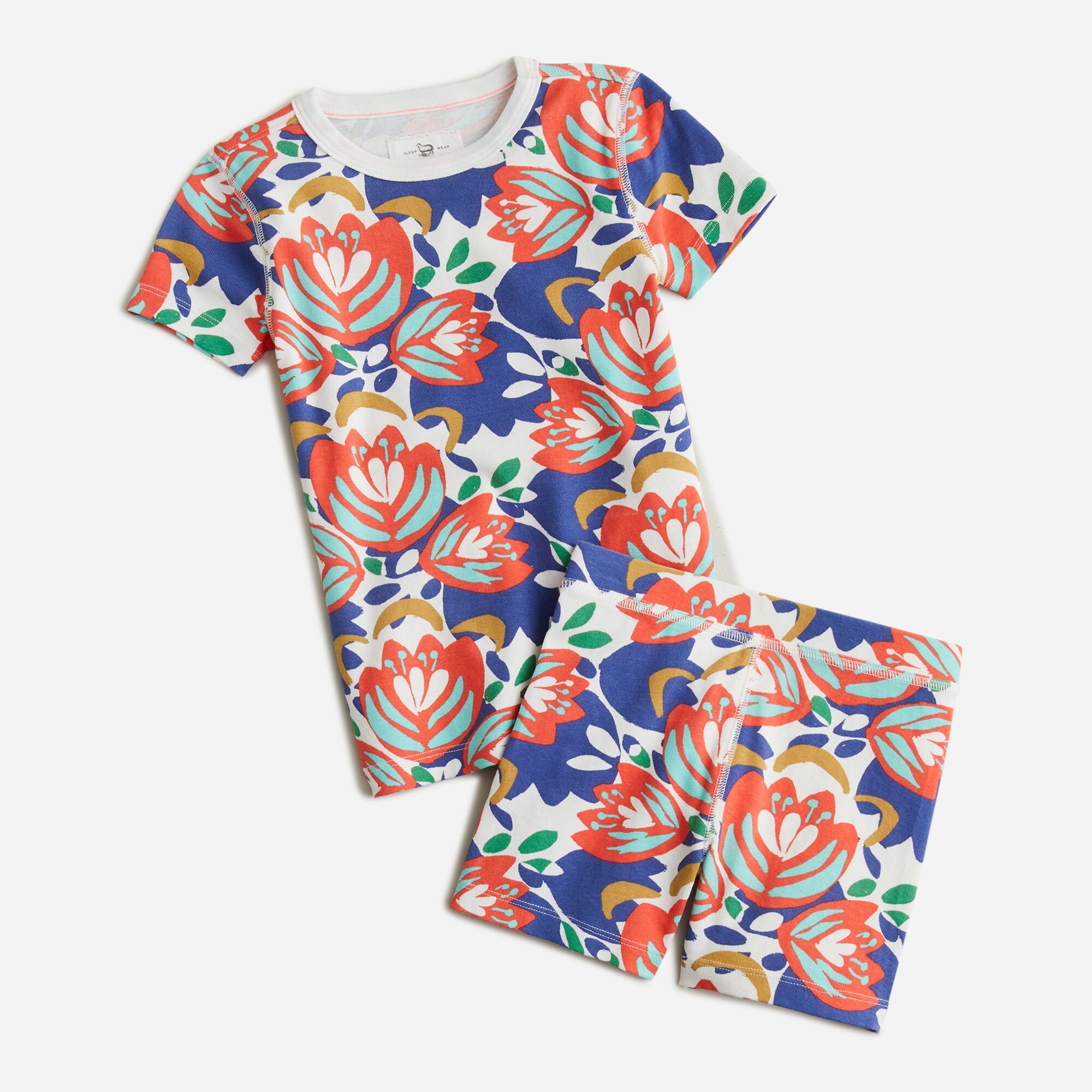 girls Kids&apos; short-sleeve printed pajama set